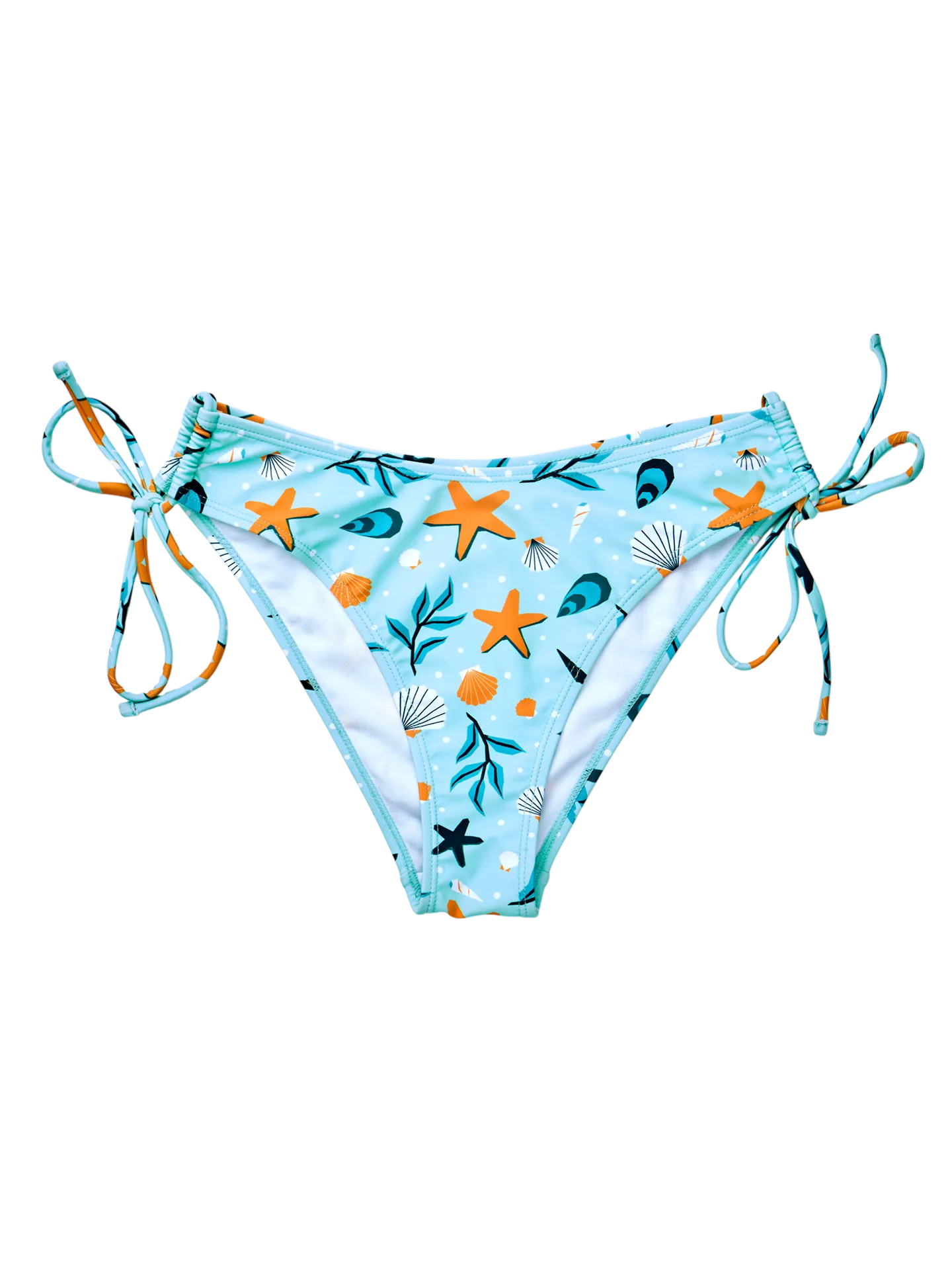 Braguitas de bikini ajustables Conchas marinas