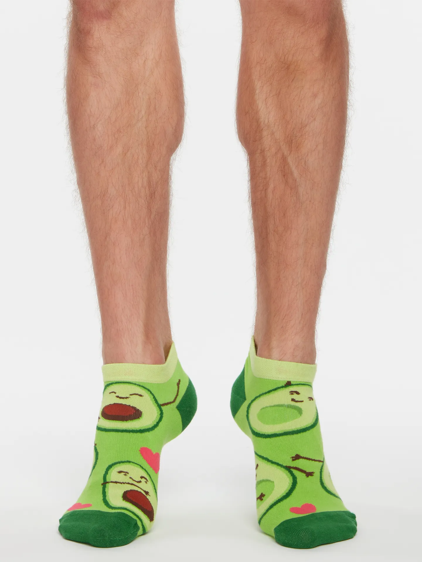 Calcetines tobilleros alegres Amor por los aguacates - Image 2