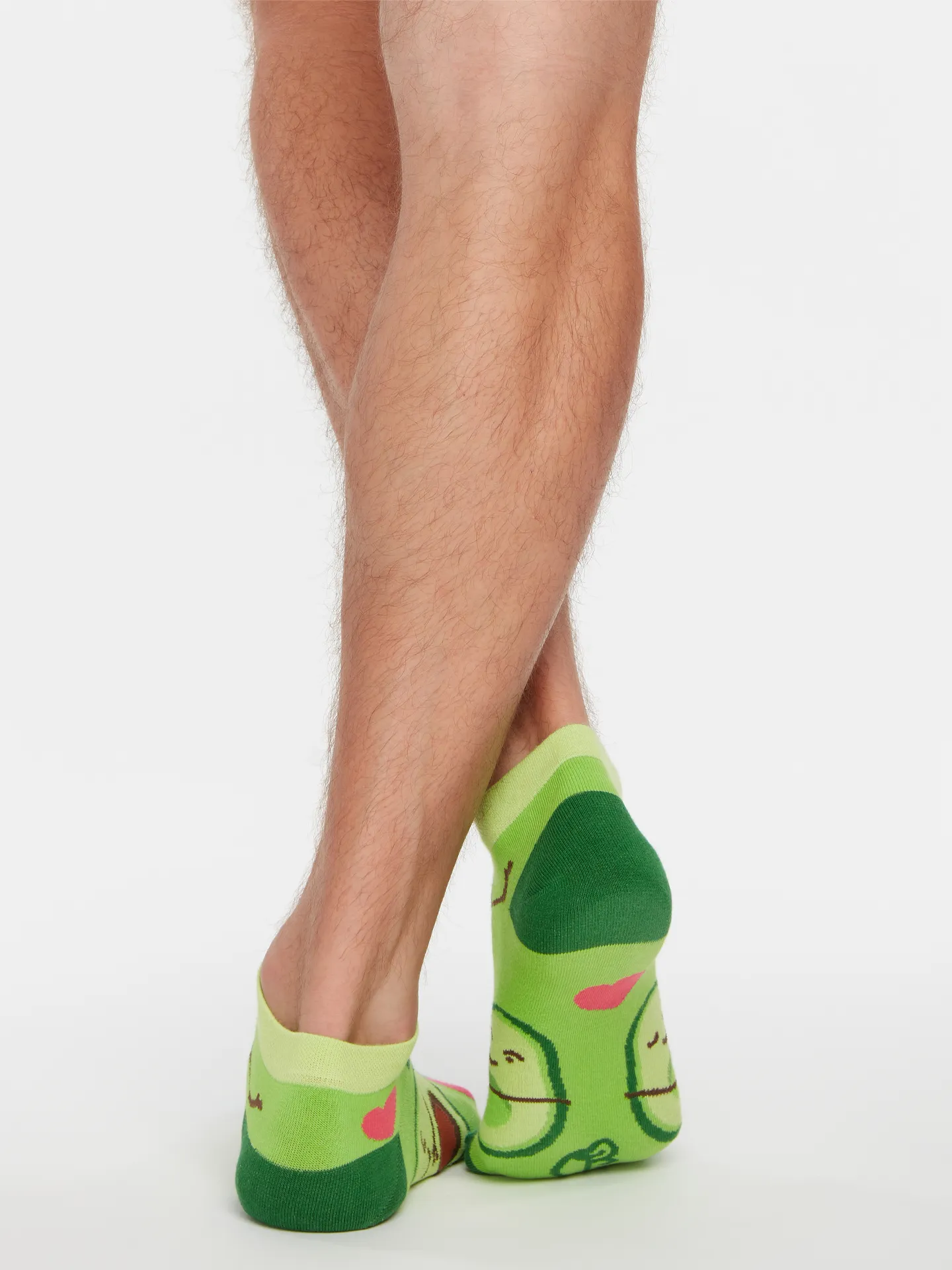 Calcetines tobilleros alegres Amor por los aguacates - Image 3