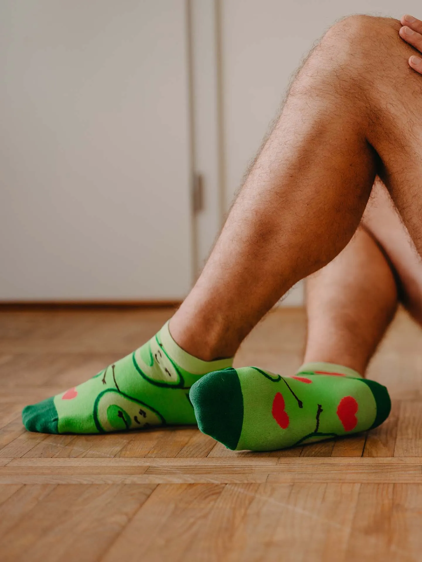 Calcetines tobilleros alegres Amor por los aguacates - Image 4