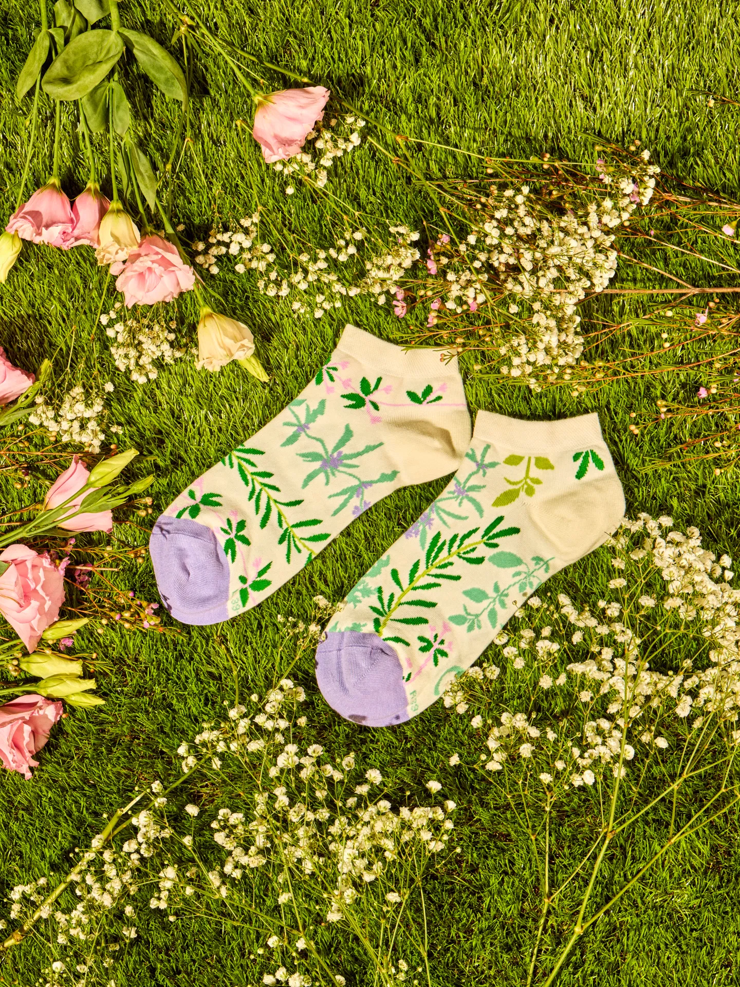 Calcetines tobilleros alegres Plantas de jardín - Image 4