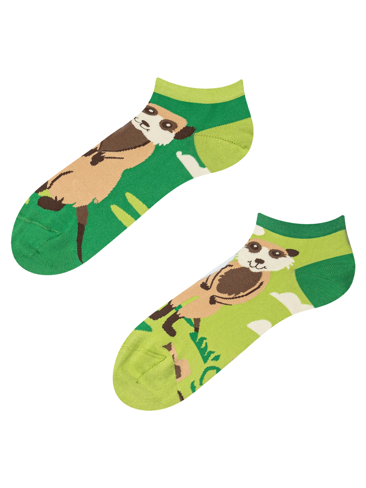 Calcetines tobilleros alegres Suricatas