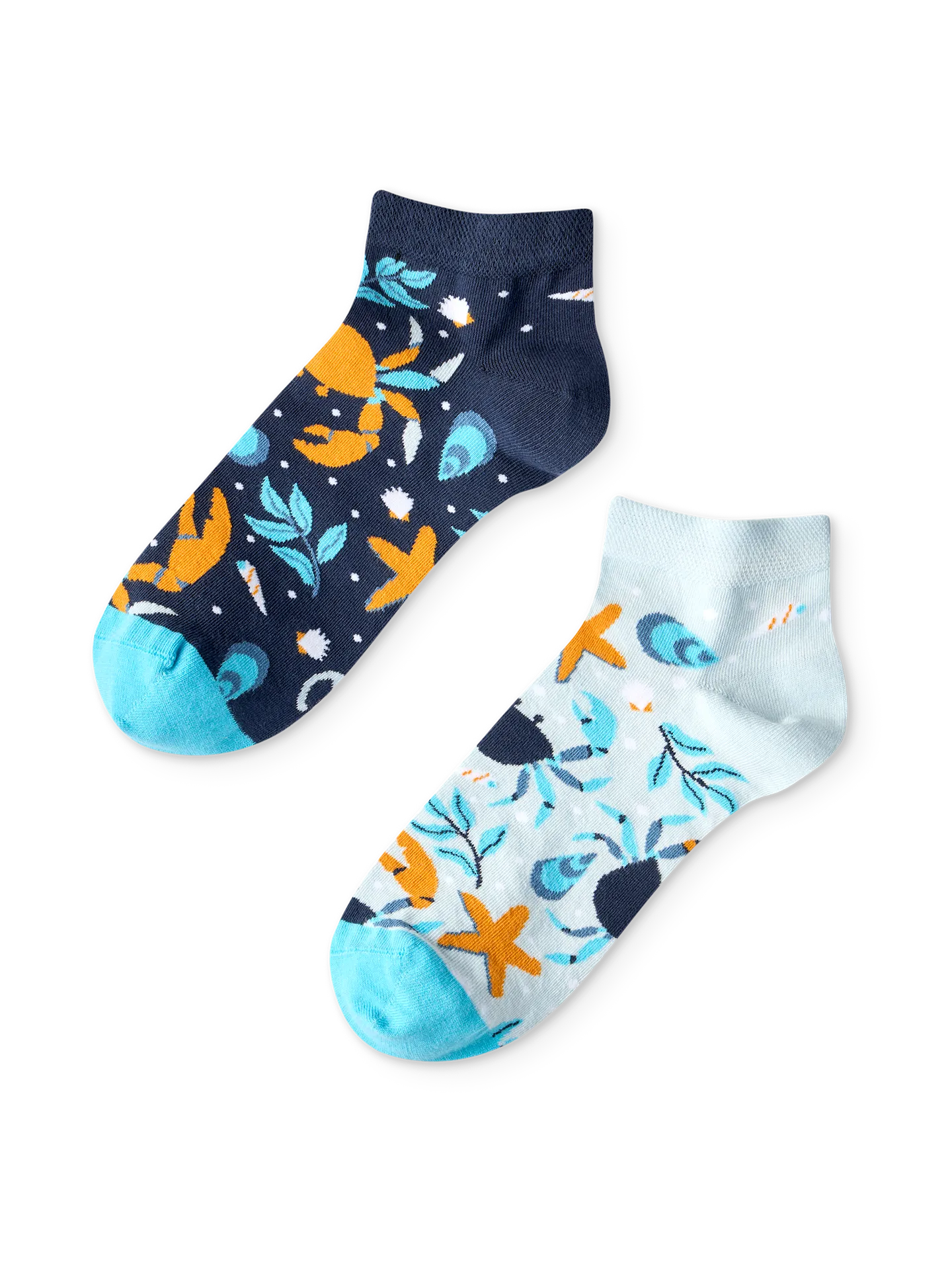 Calcetines tobilleros alegres Cangrejo de mar