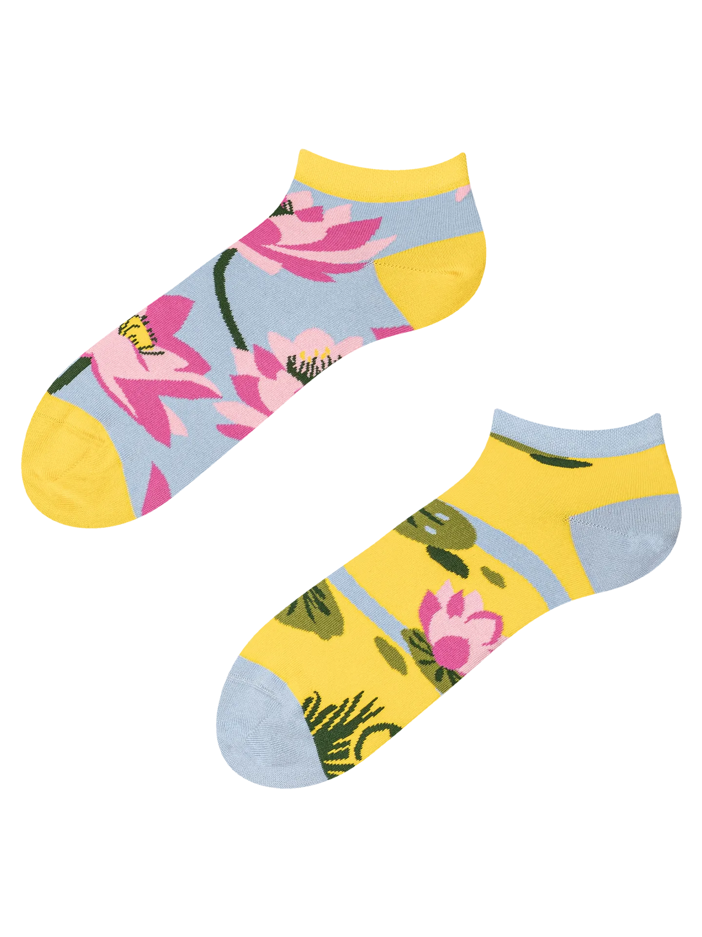 Calcetines tobilleros alegres Lirio de agua