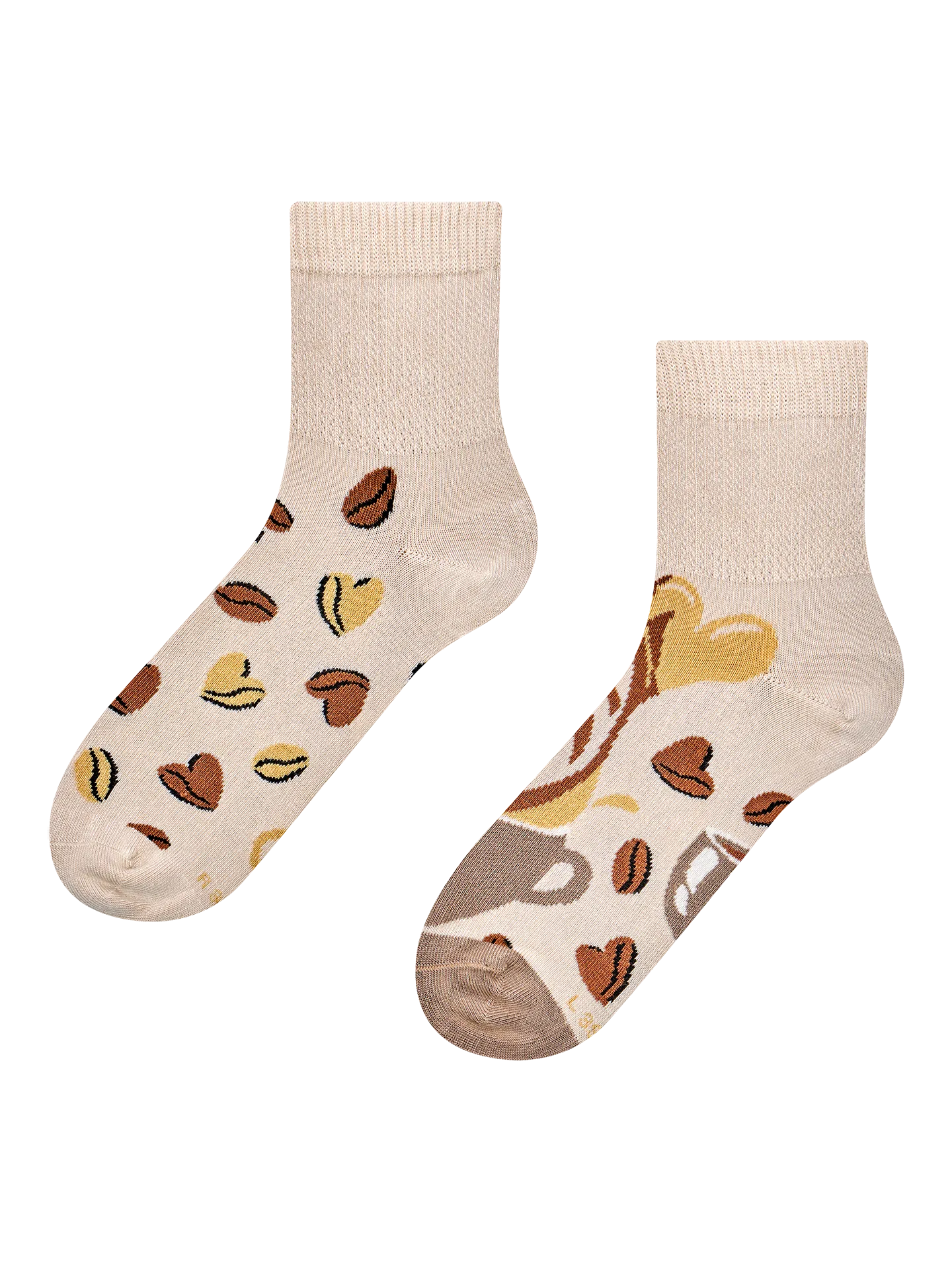 Calcetines de caña media antiestrés Taza de café