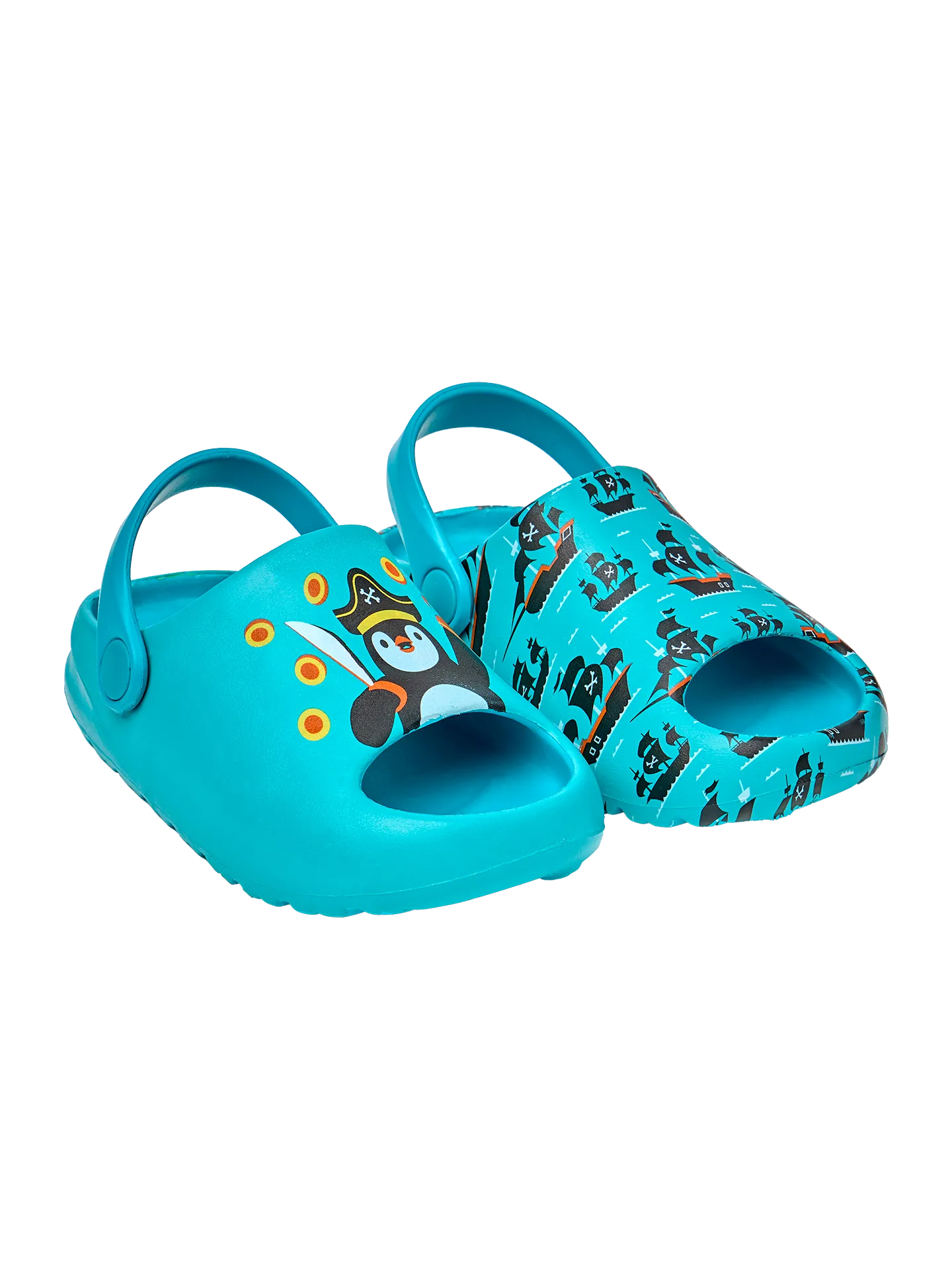 Zuecos chunky infantiles alegres Barco pirata - Image 2