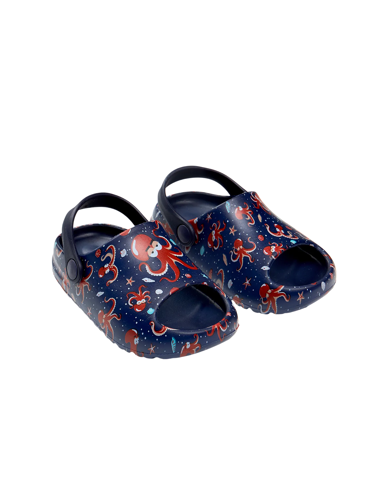 Zuecos chunky infantiles alegres Pulpo rojo - Image 3