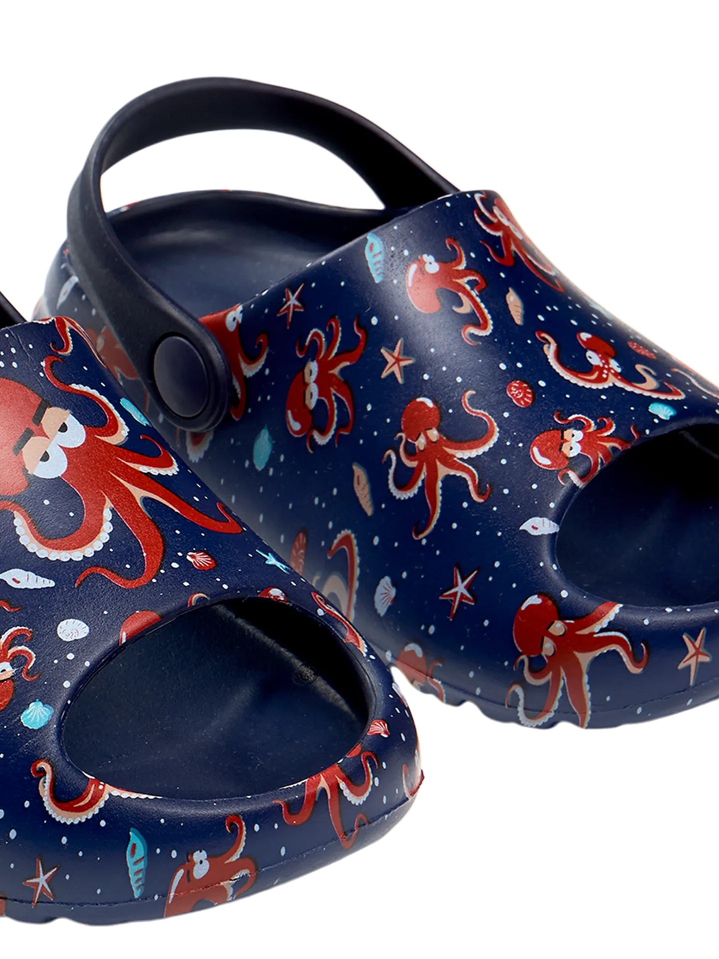 Zuecos chunky infantiles alegres Pulpo rojo - Image 4