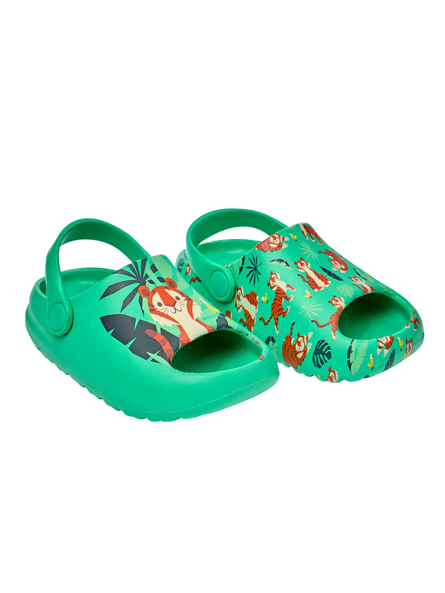 Zuecos chunky infantiles alegres Tigre en la jungla - Image 2