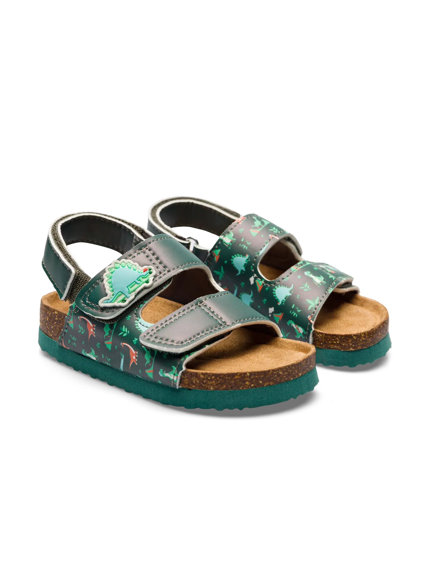 Sandalias infantiles con suela de corcho Skatepark de los dinosaurios - Image 2