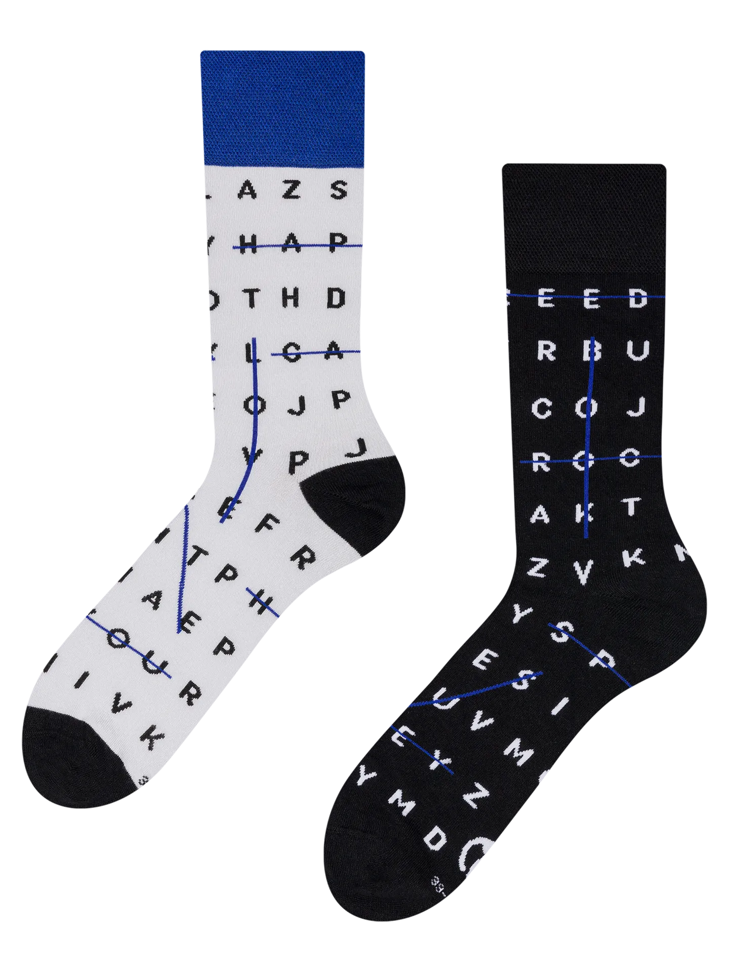 Calcetines alegres de bambú Crucigramas
