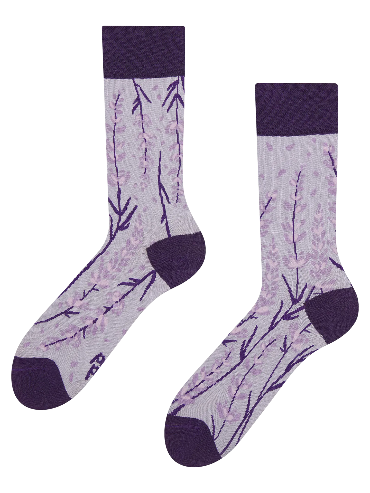 Calcetines alegres de bambú Lavanda