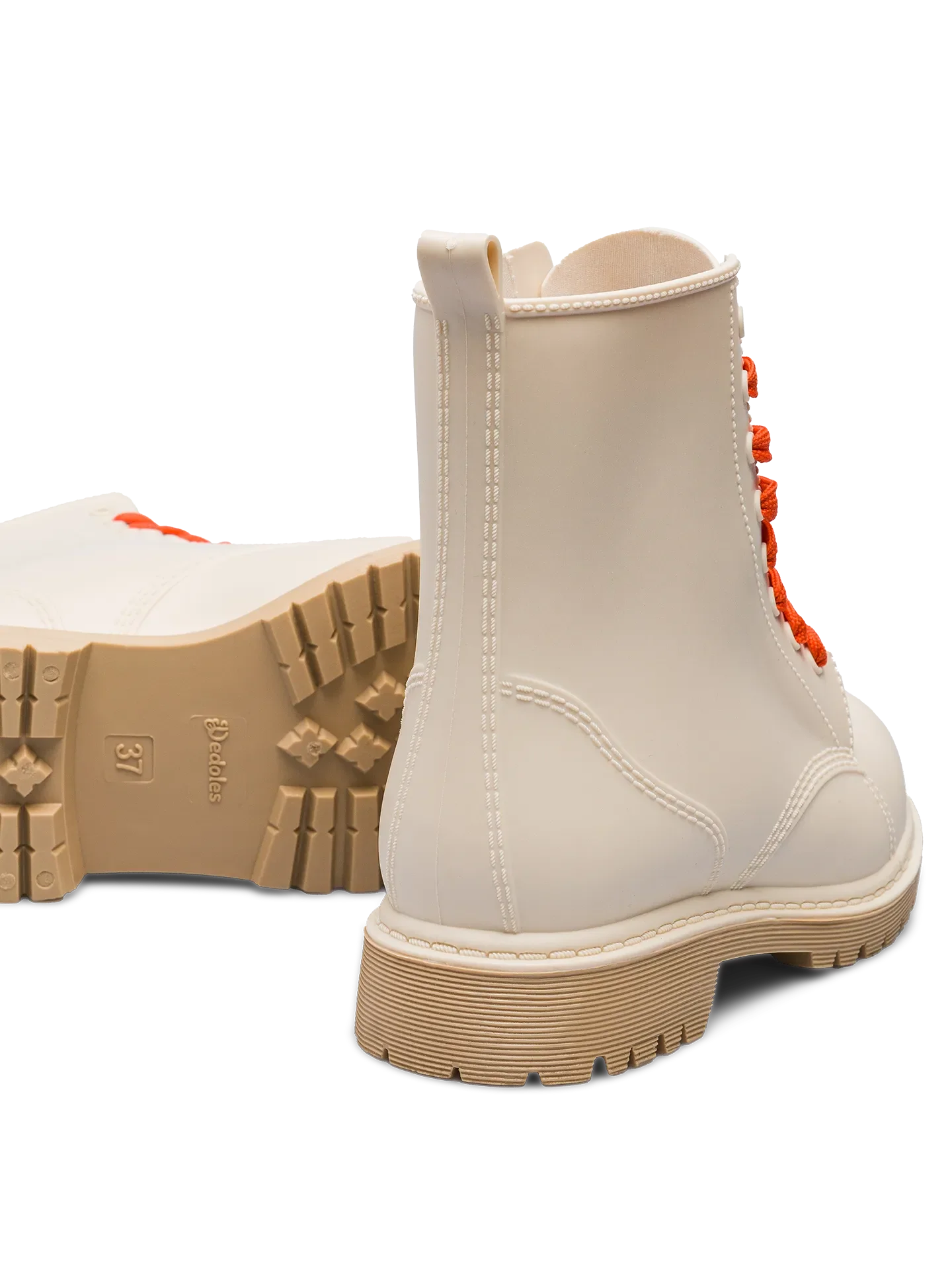 Botas de agua para mujer Beige - Image 3
