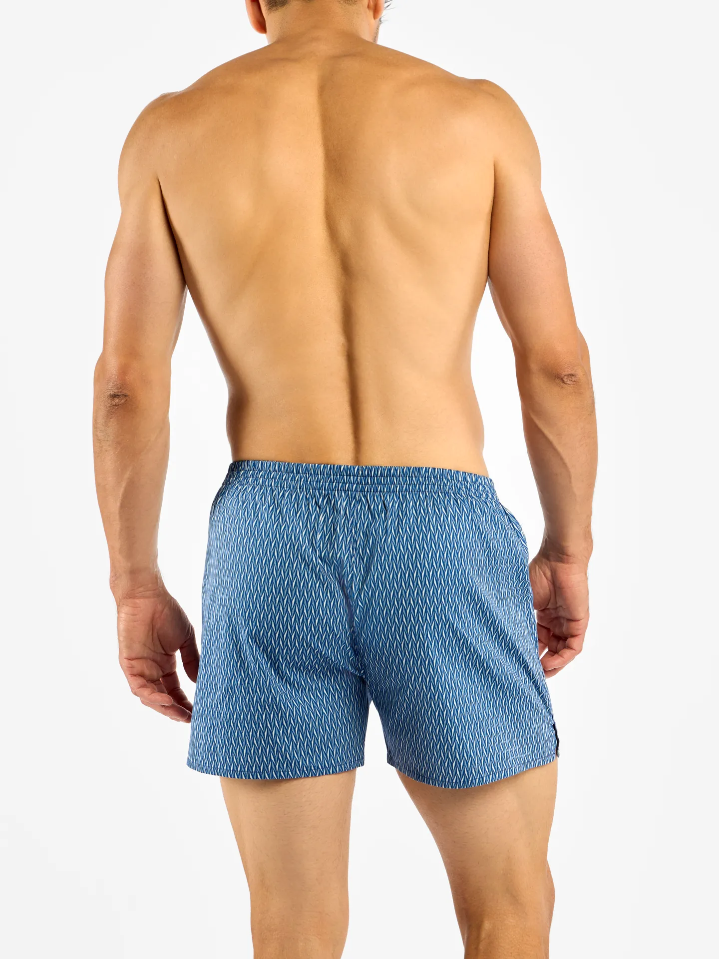 Calzoncillos estampados para hombre Azul y gris - Image 2