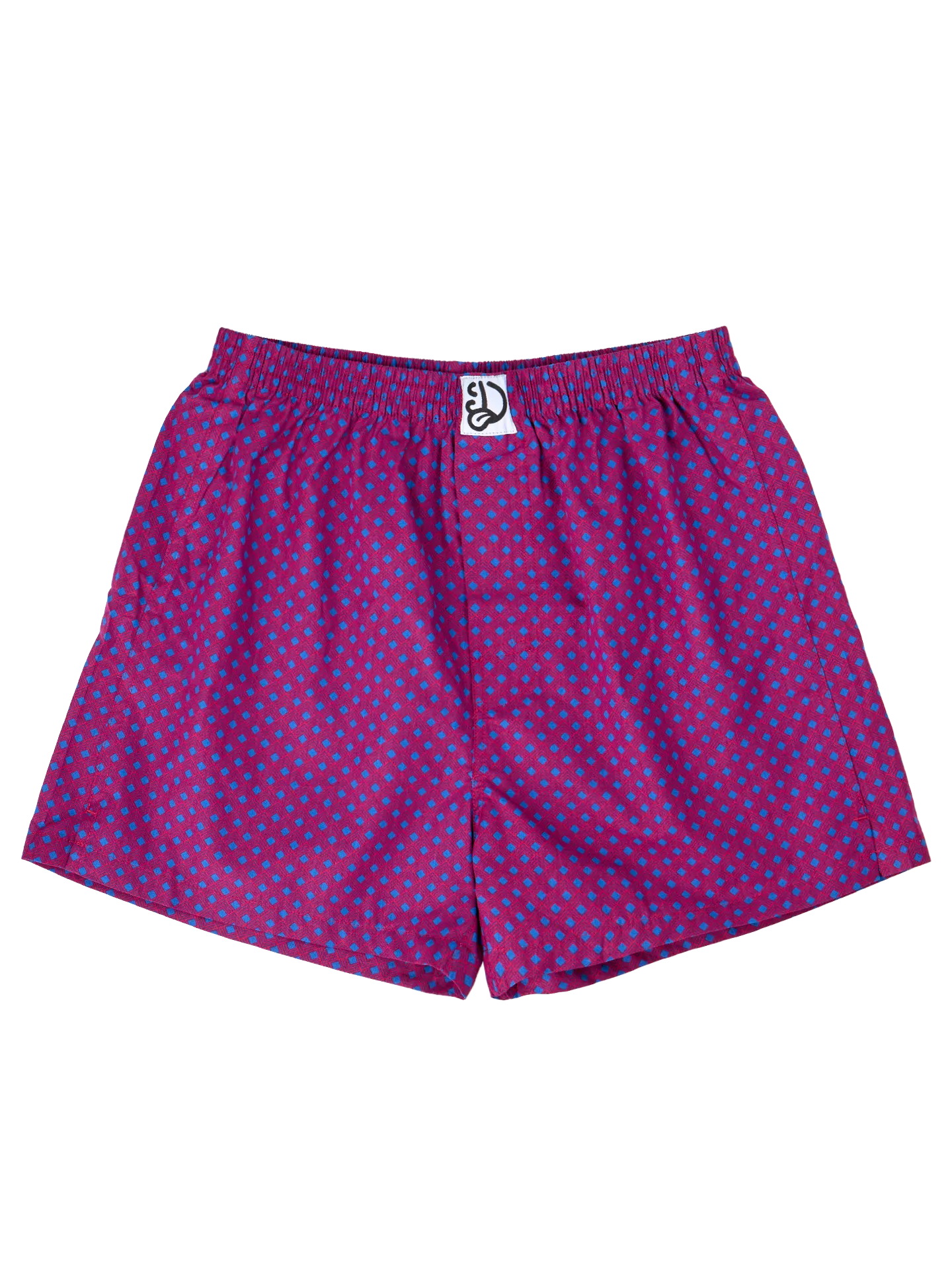 Calzoncillos estampados para hombre Azul y magenta