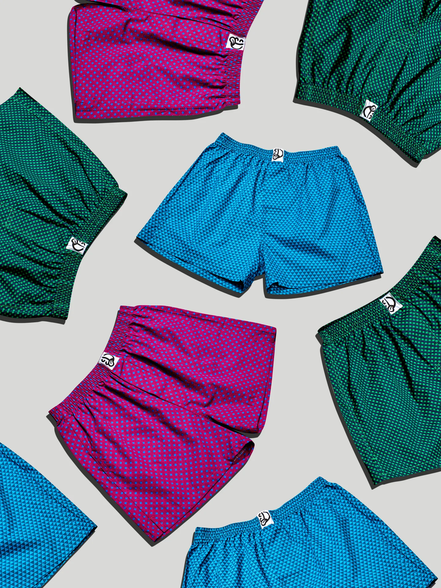 Calzoncillos estampados para hombre Azul esmeralda - Image 3