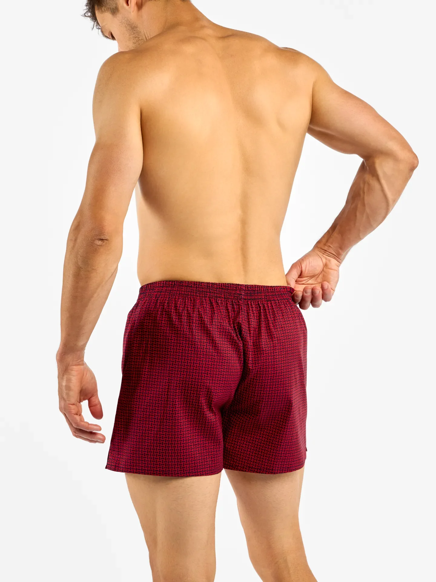 Calzoncillos estampados para hombre Azul y rojo - Image 4