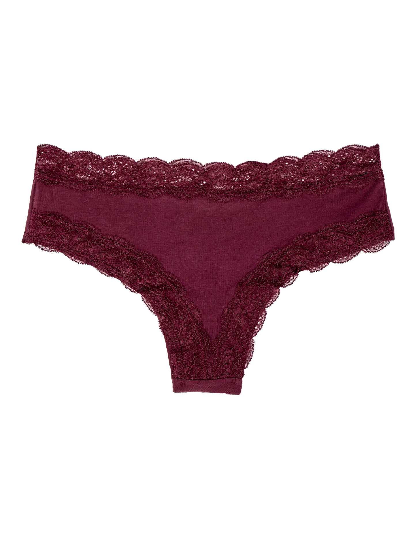 Bragas con encaje para mujer Burdeos - Image 2