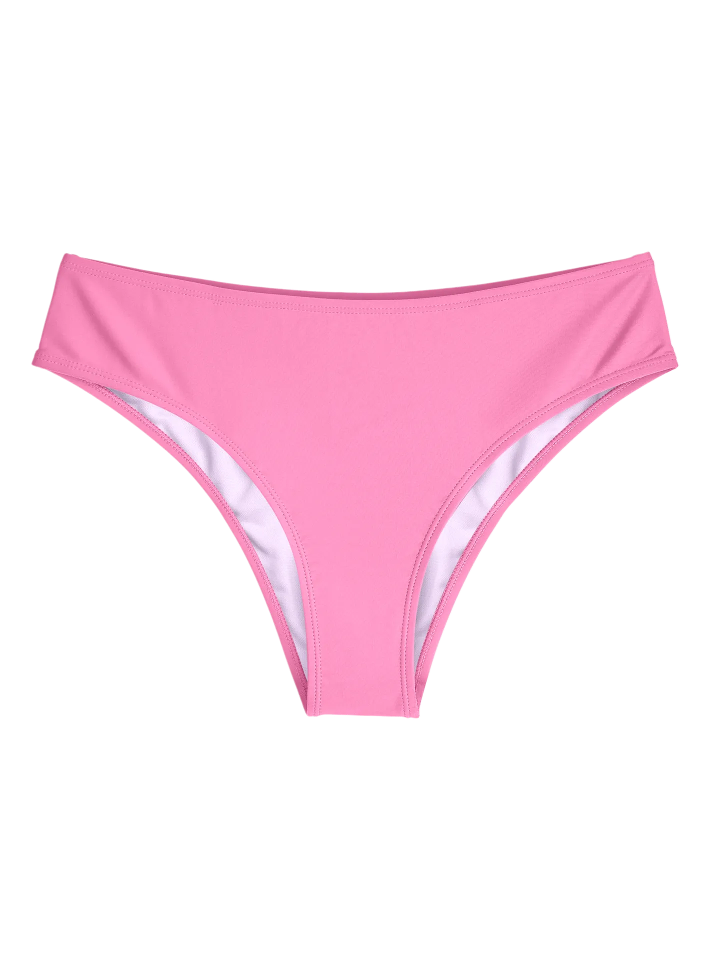 Bragas de bikini de cintura media Rosa caramelo