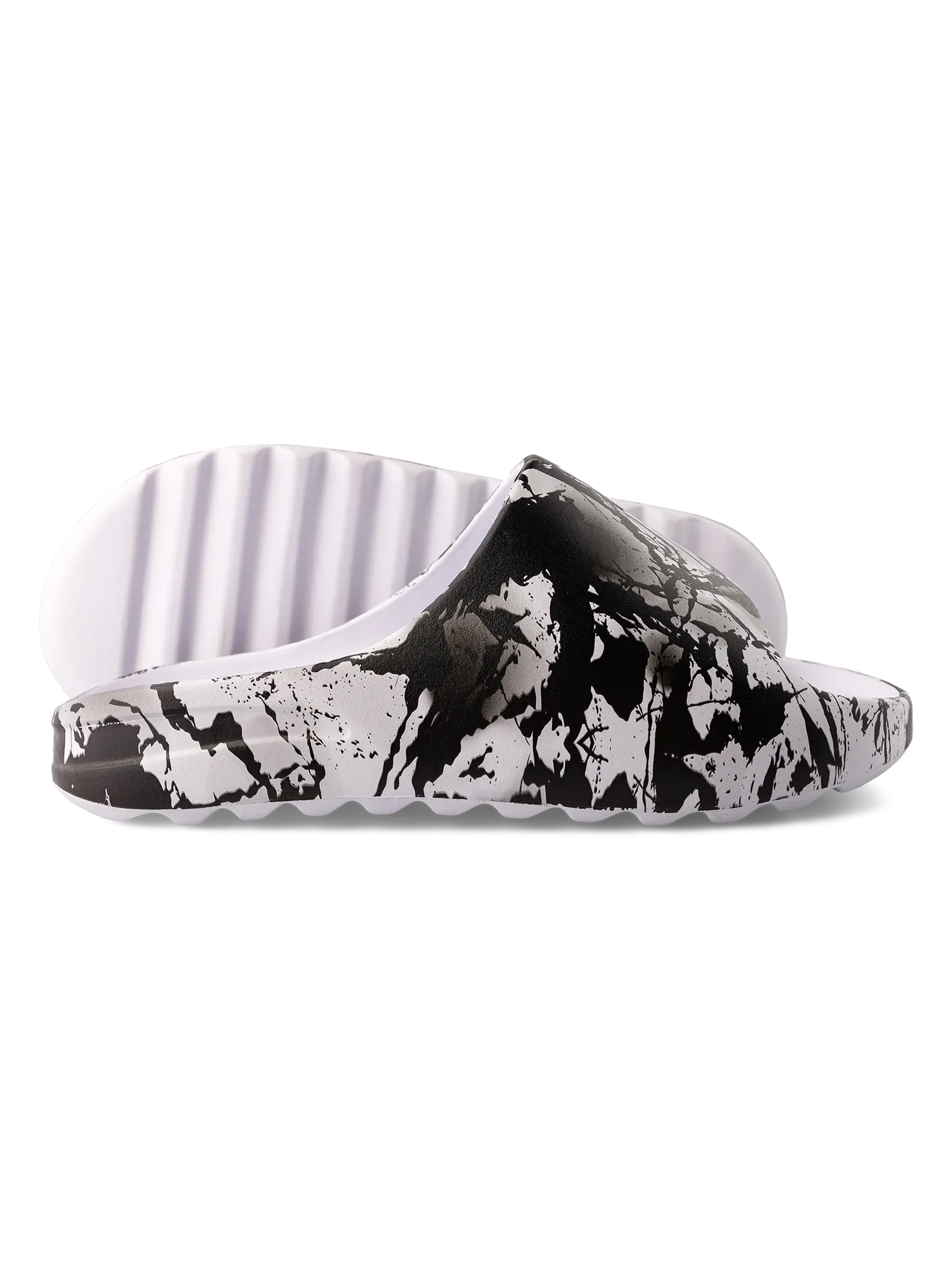 Sandalias alegres chunky Manchas en blanco y negro - Image 3