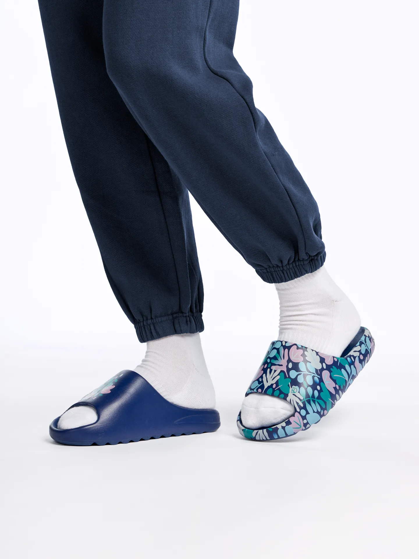 Sandalias alegres chunky Hojas de colores - Image 4