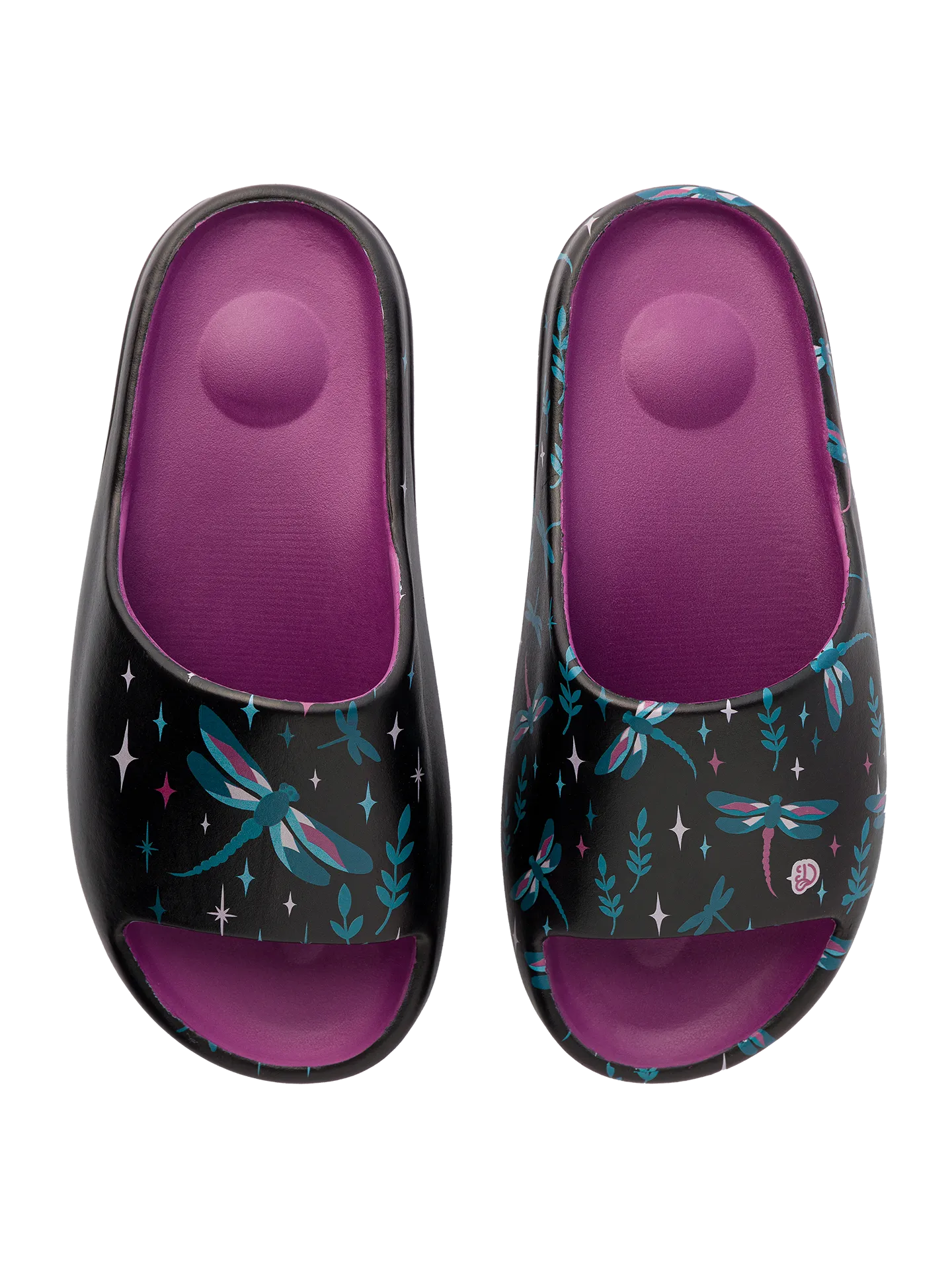 Sandalias alegres chunky Libélulas en la noche - Image 2