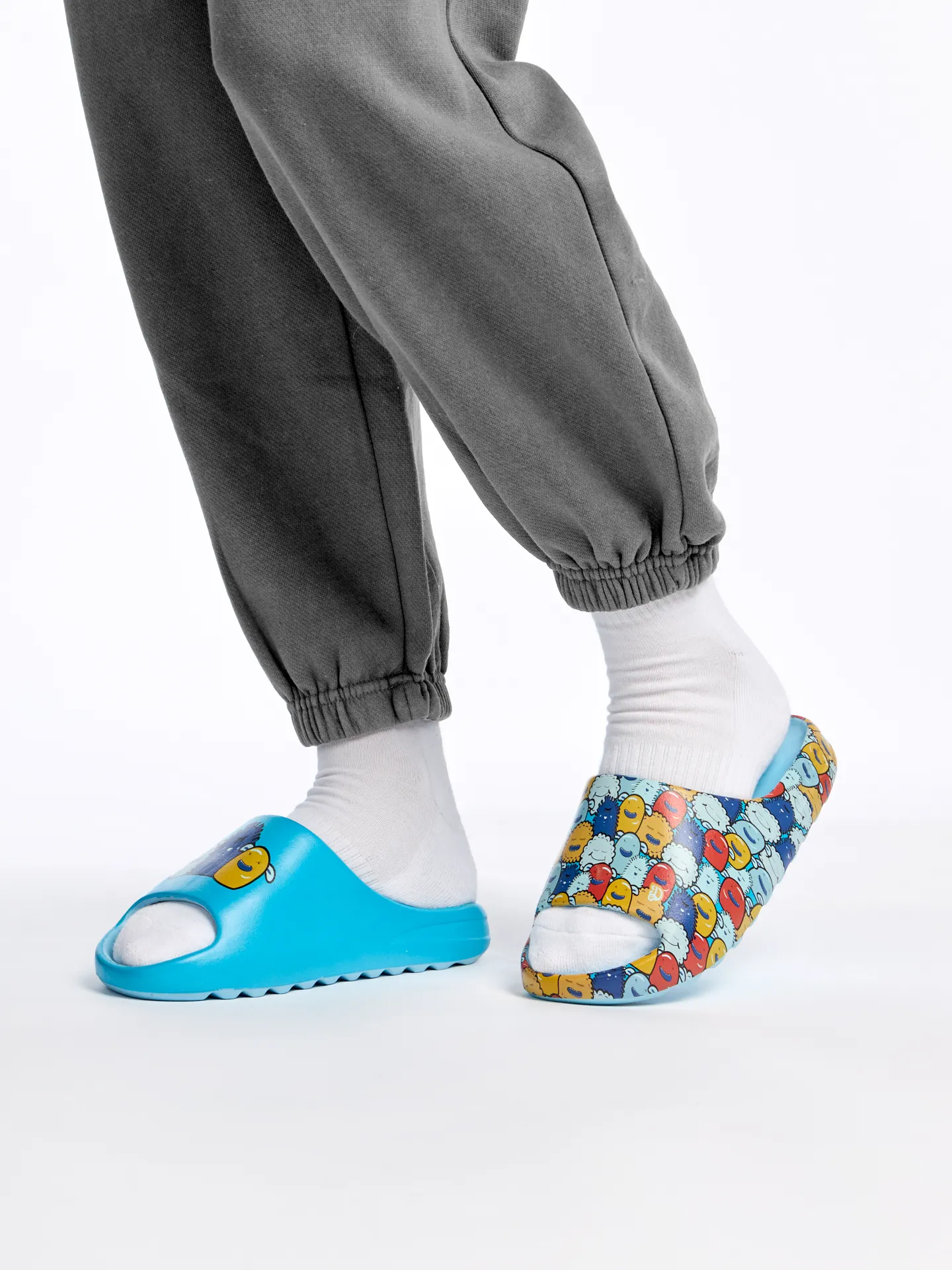 Sandalias alegres chunky Monstruos divertidos - Image 4