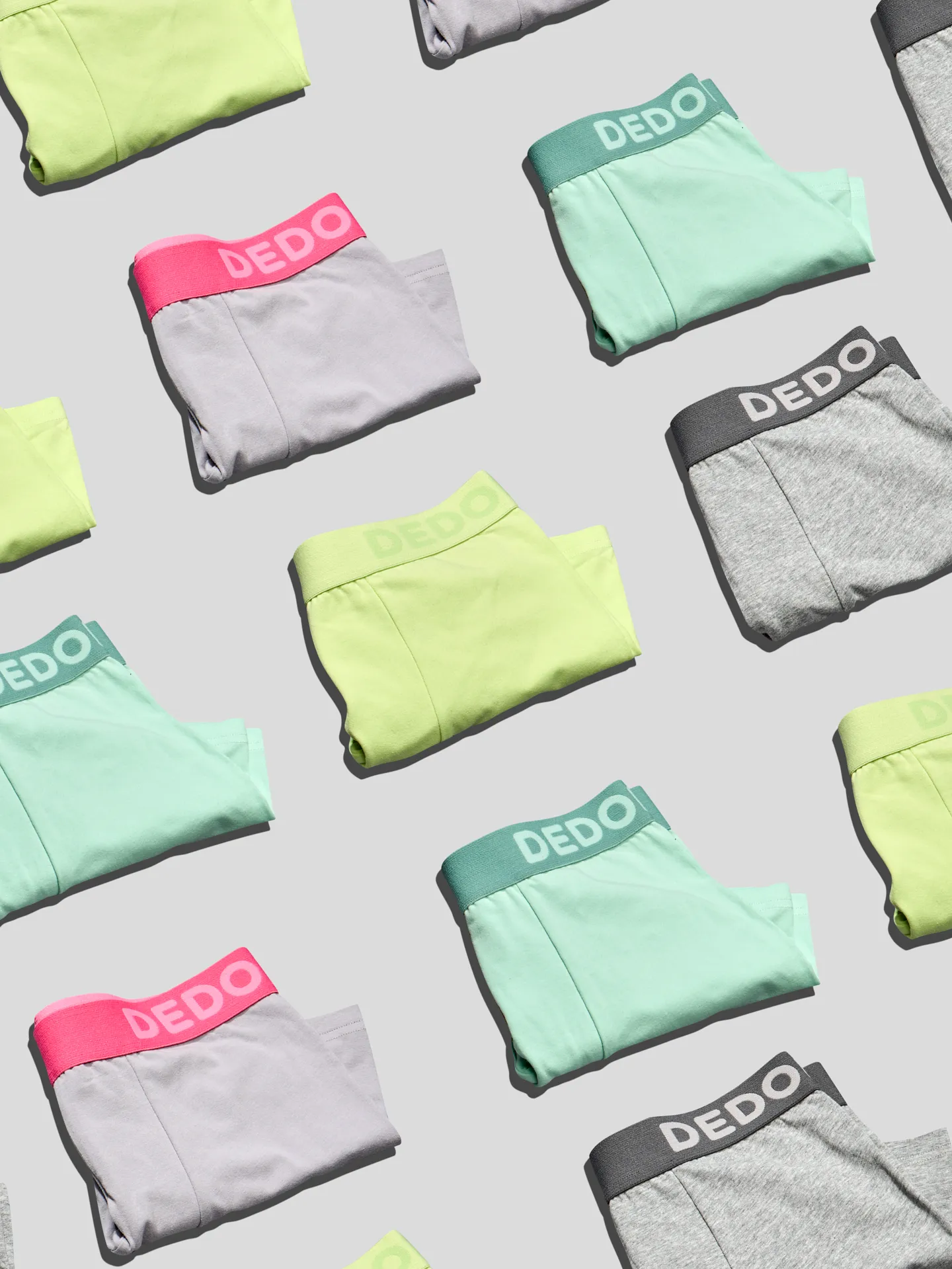 Bóxeres para hombre Gris y rosa - Image 5