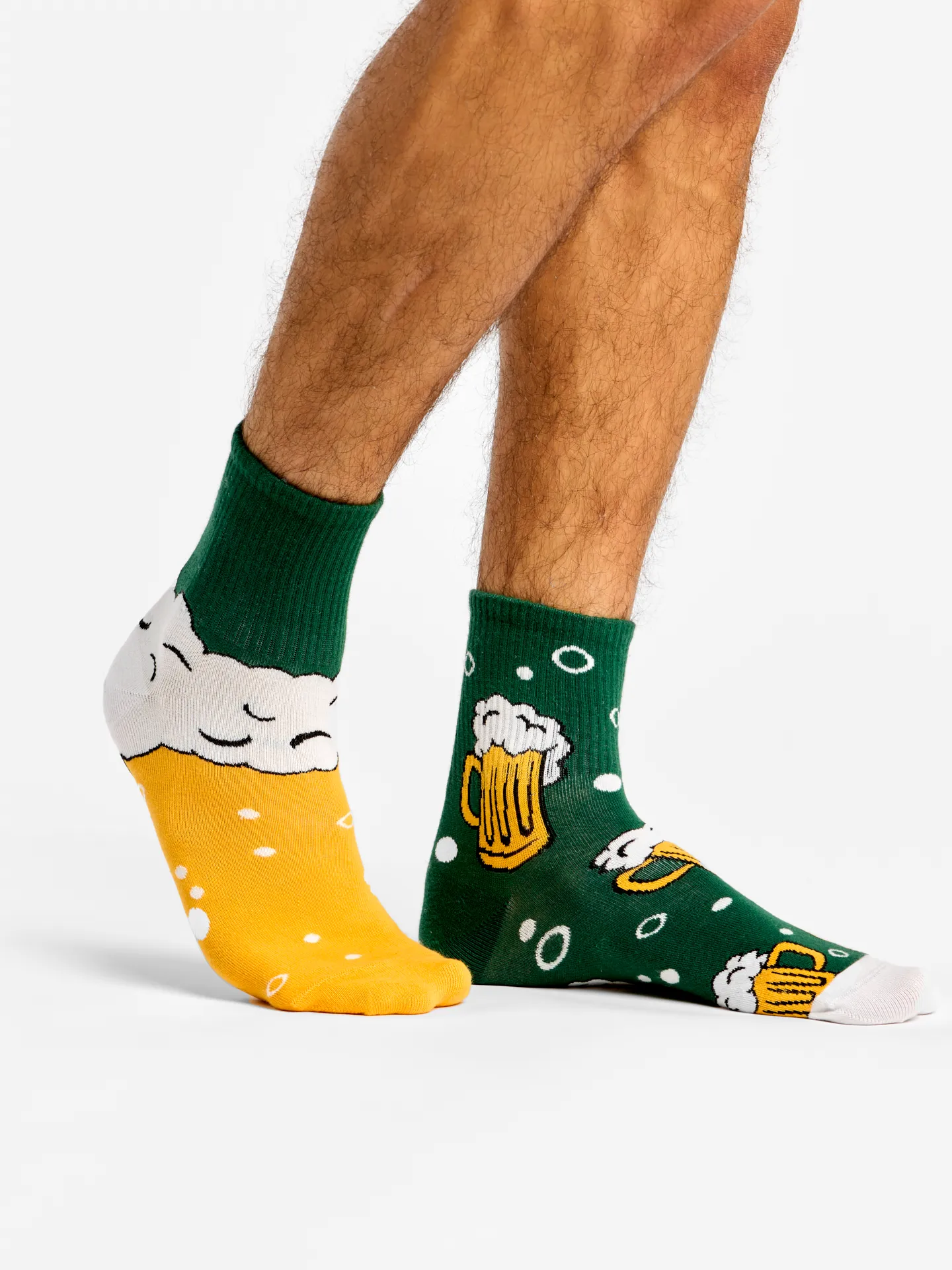 Calcetines de deporte alegres Cerveza y burbujas - Image 3