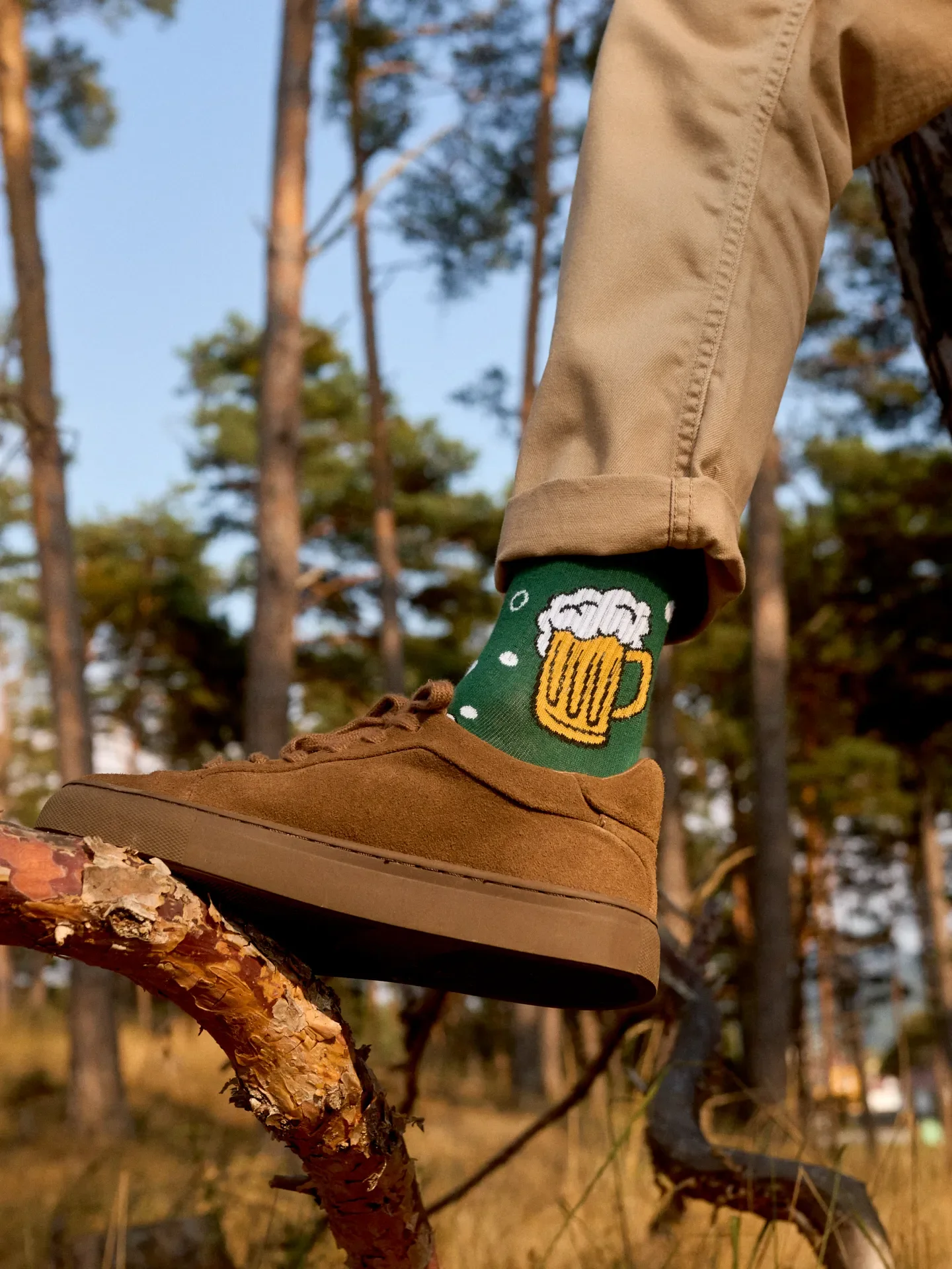 Calcetines de deporte alegres Cerveza y burbujas - Image 4