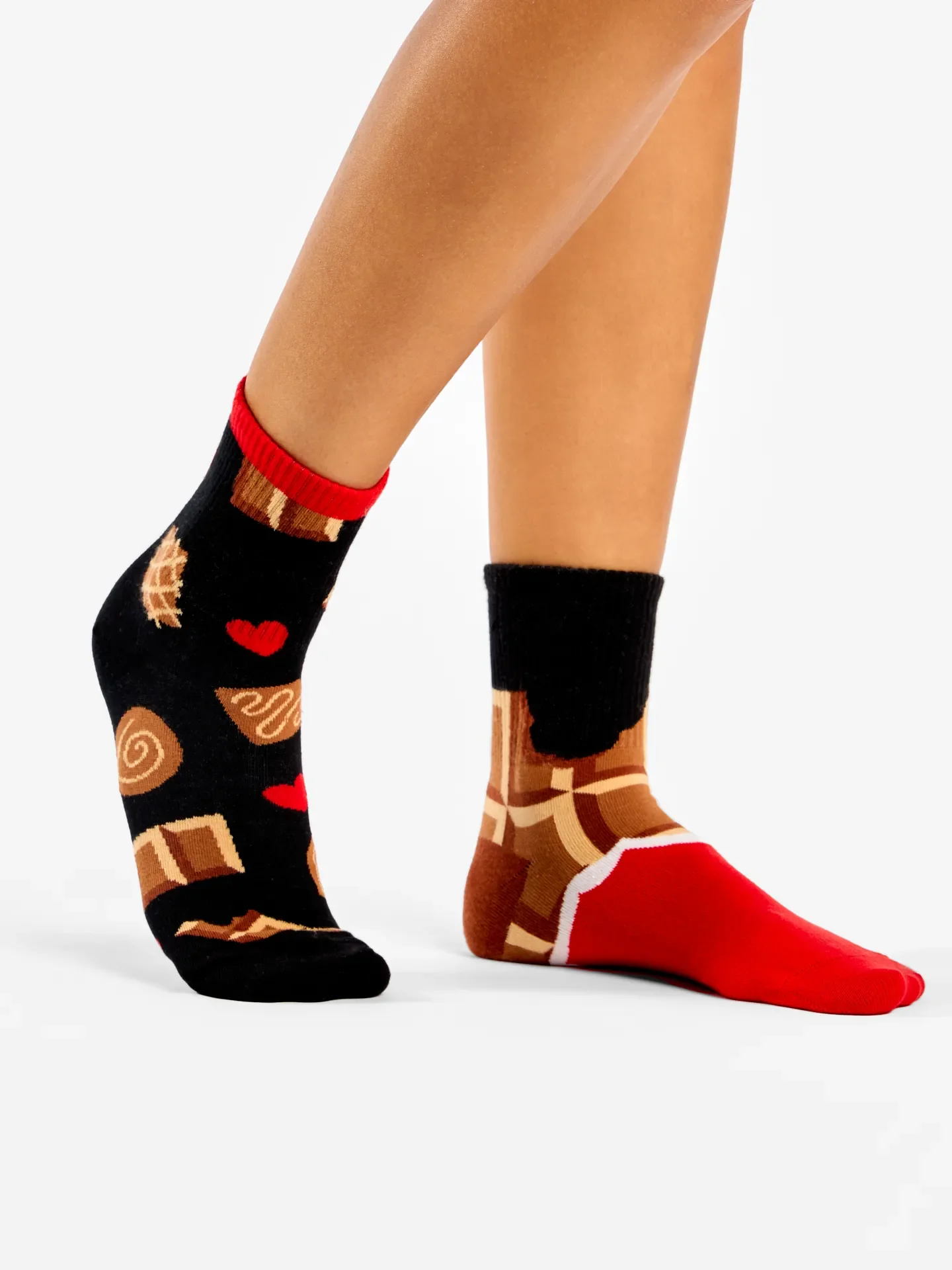 Calcetines de deporte alegres Amor por el chocolate - Image 3