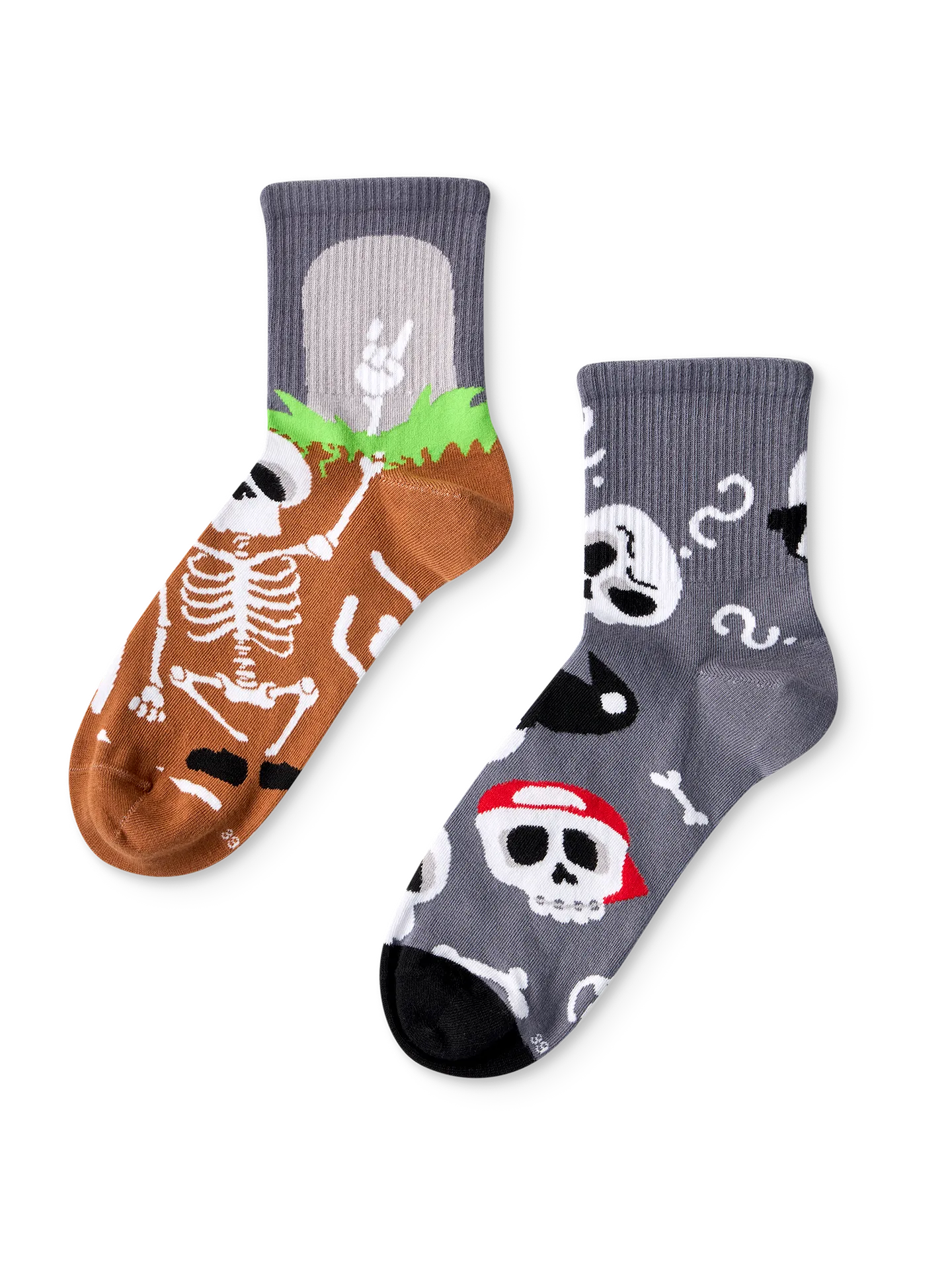Calcetines de deporte alegres Esqueletos divertidos