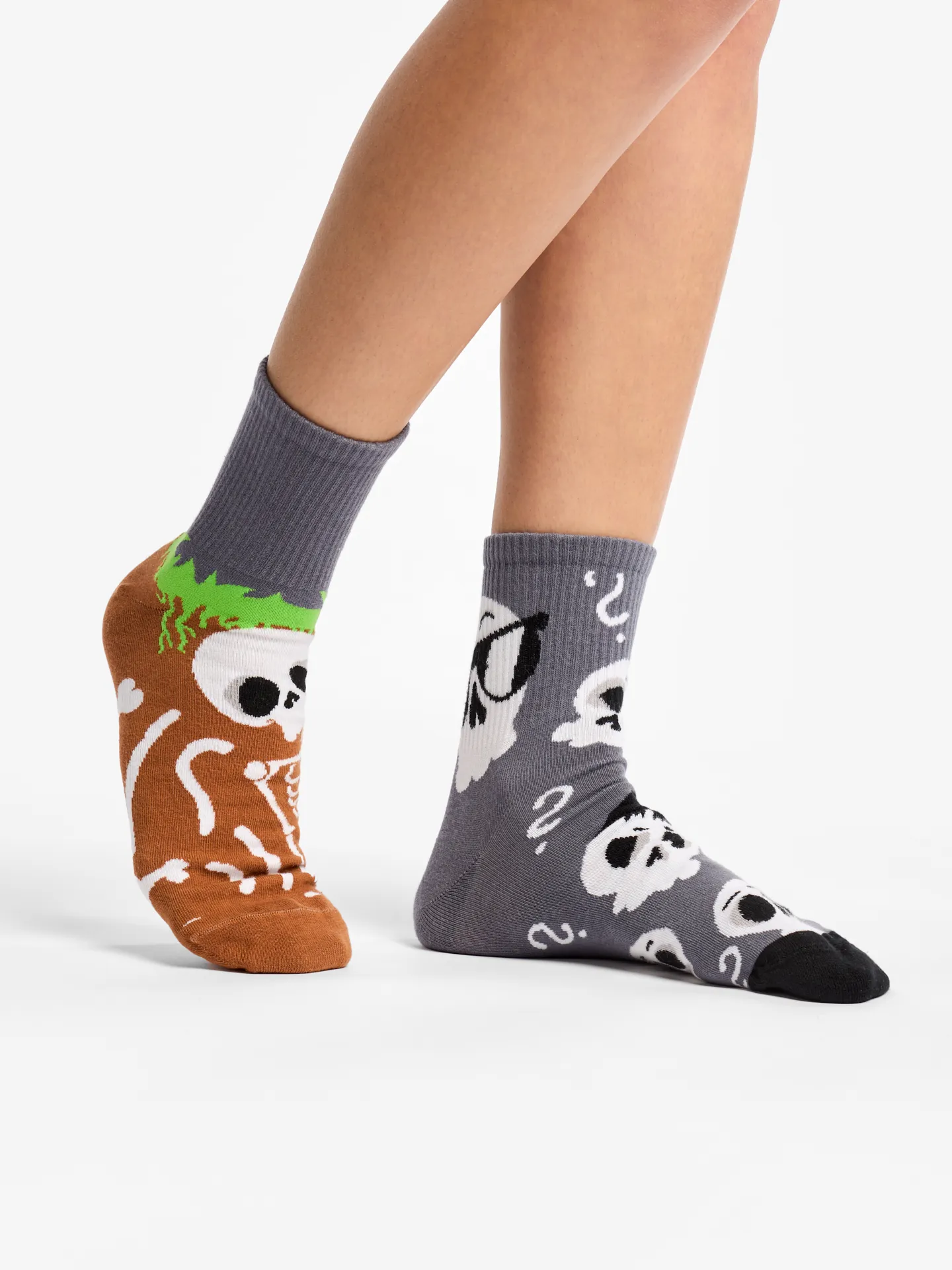 Calcetines de deporte alegres Esqueletos divertidos - Image 3