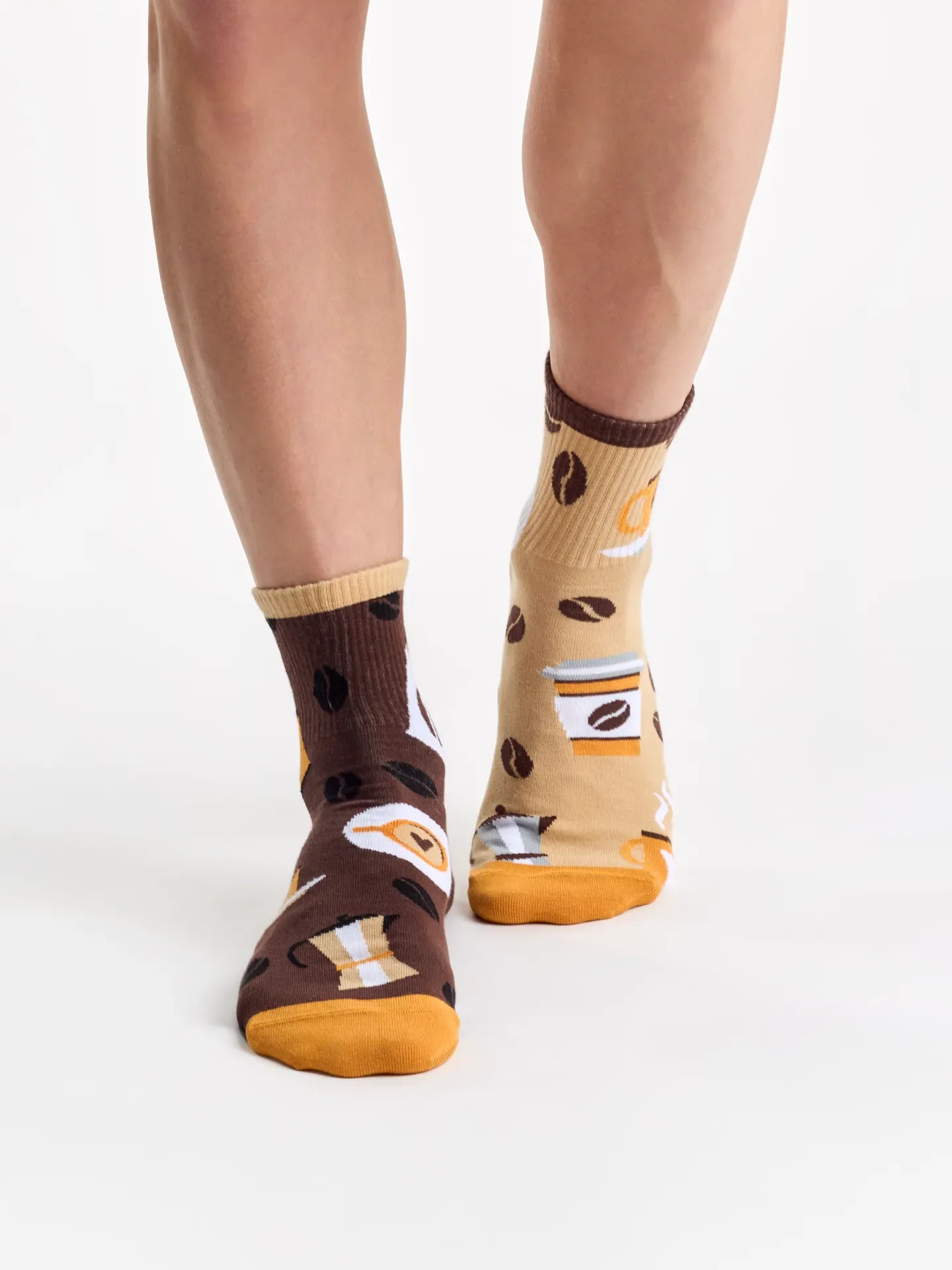 Calcetines de deporte alegres El café de la mañana - Image 2