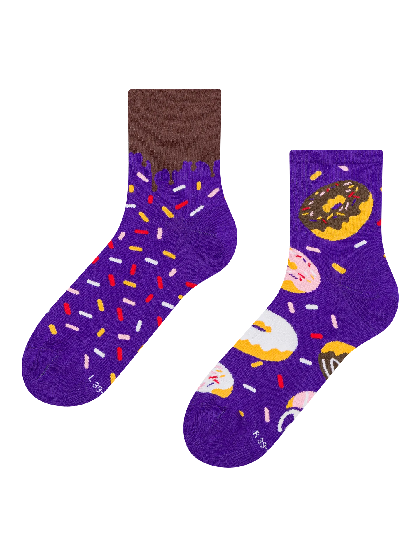Calcetines de deporte alegres Donuts dulces