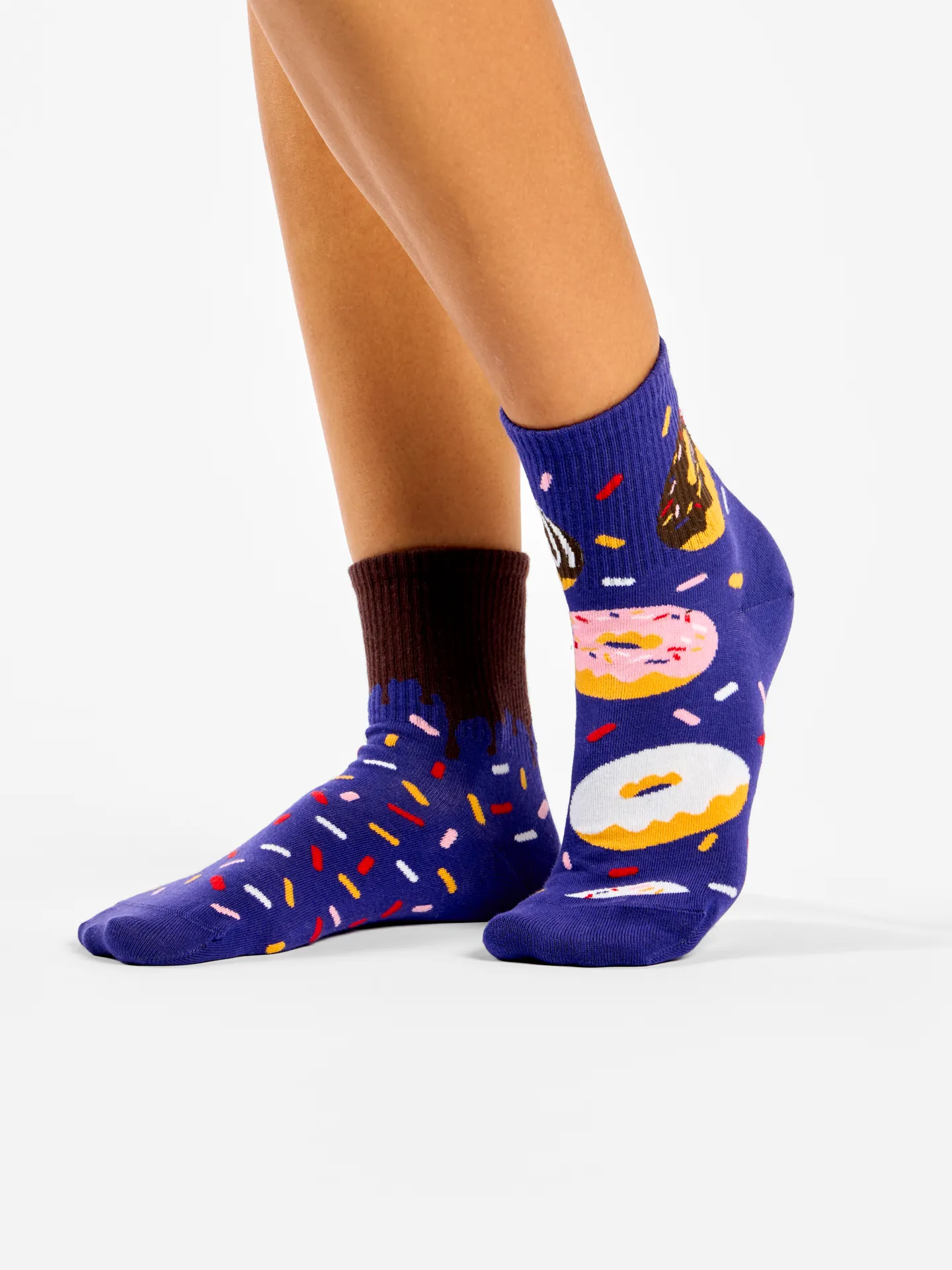 Calcetines de deporte alegres Donuts dulces - Image 2