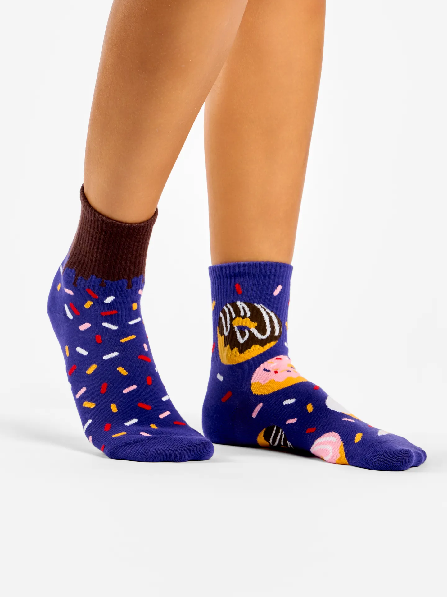Calcetines de deporte alegres Donuts dulces - Image 3