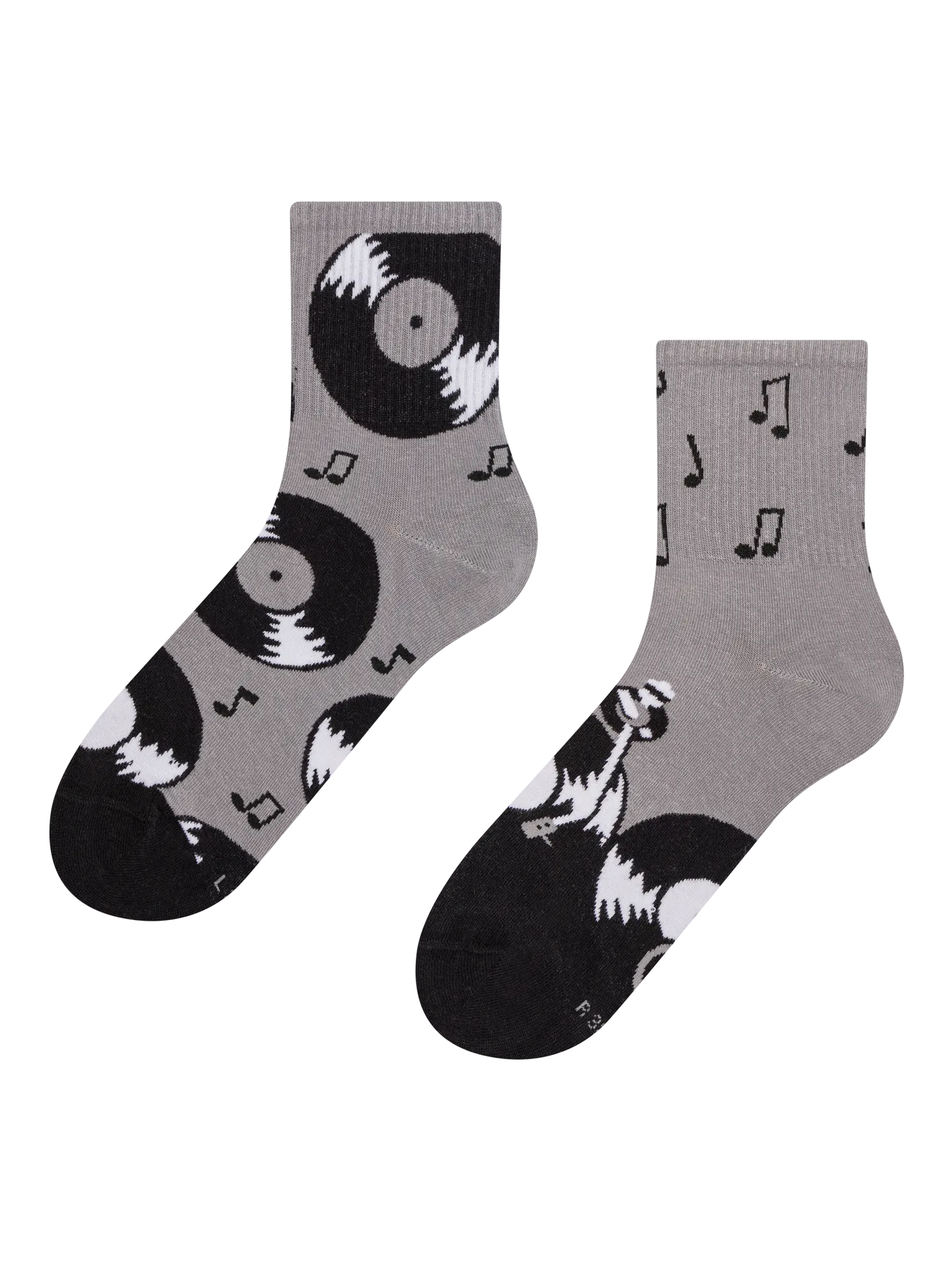 Calcetines de deporte alegres Discos de vinilo