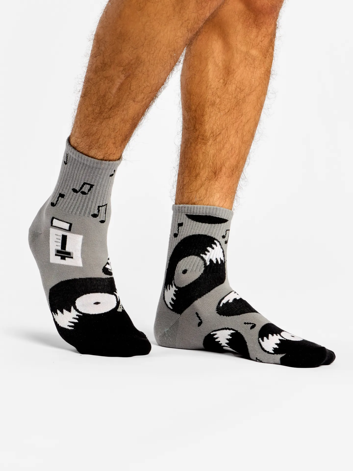 Calcetines de deporte alegres Discos de vinilo - Image 3