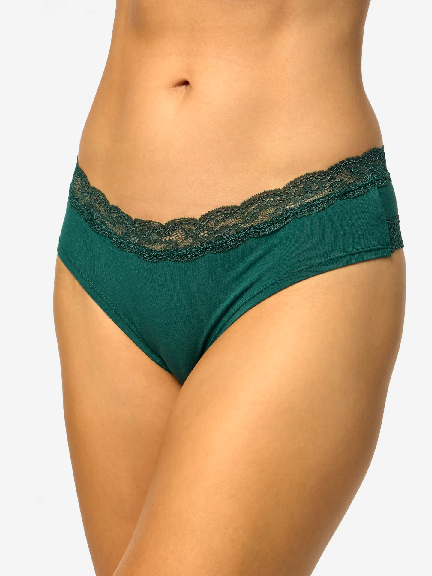 Bragas con encaje para mujer Verde esmeralda oscuro - Image 4
