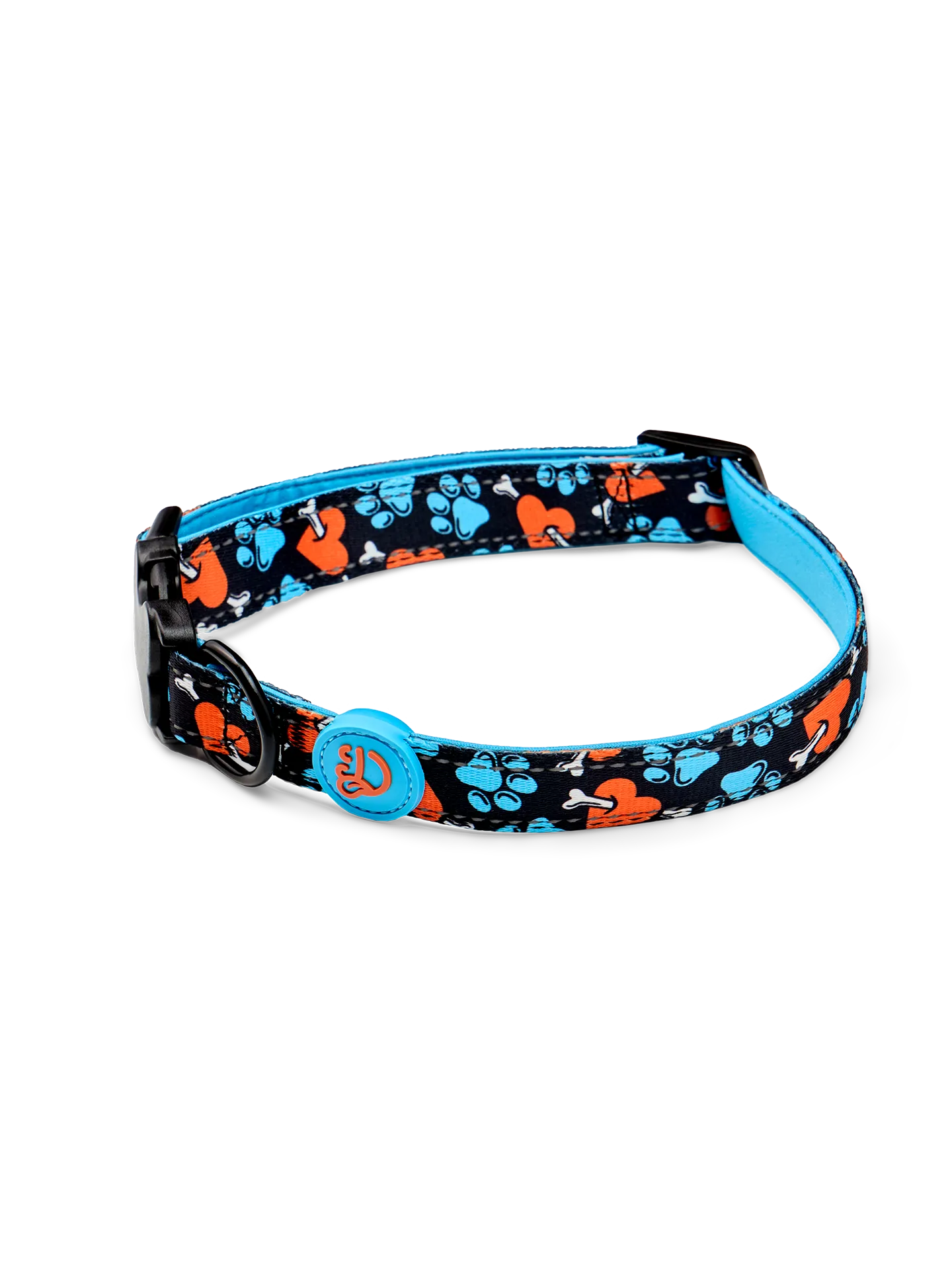 Collar para perro Corazones y patas
