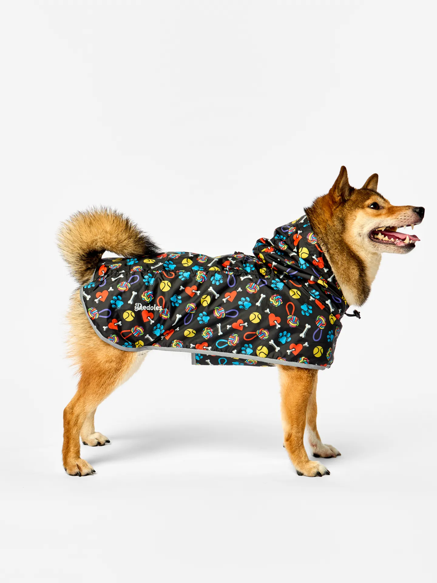 Impermeable para perro Corazones y patas - Image 2