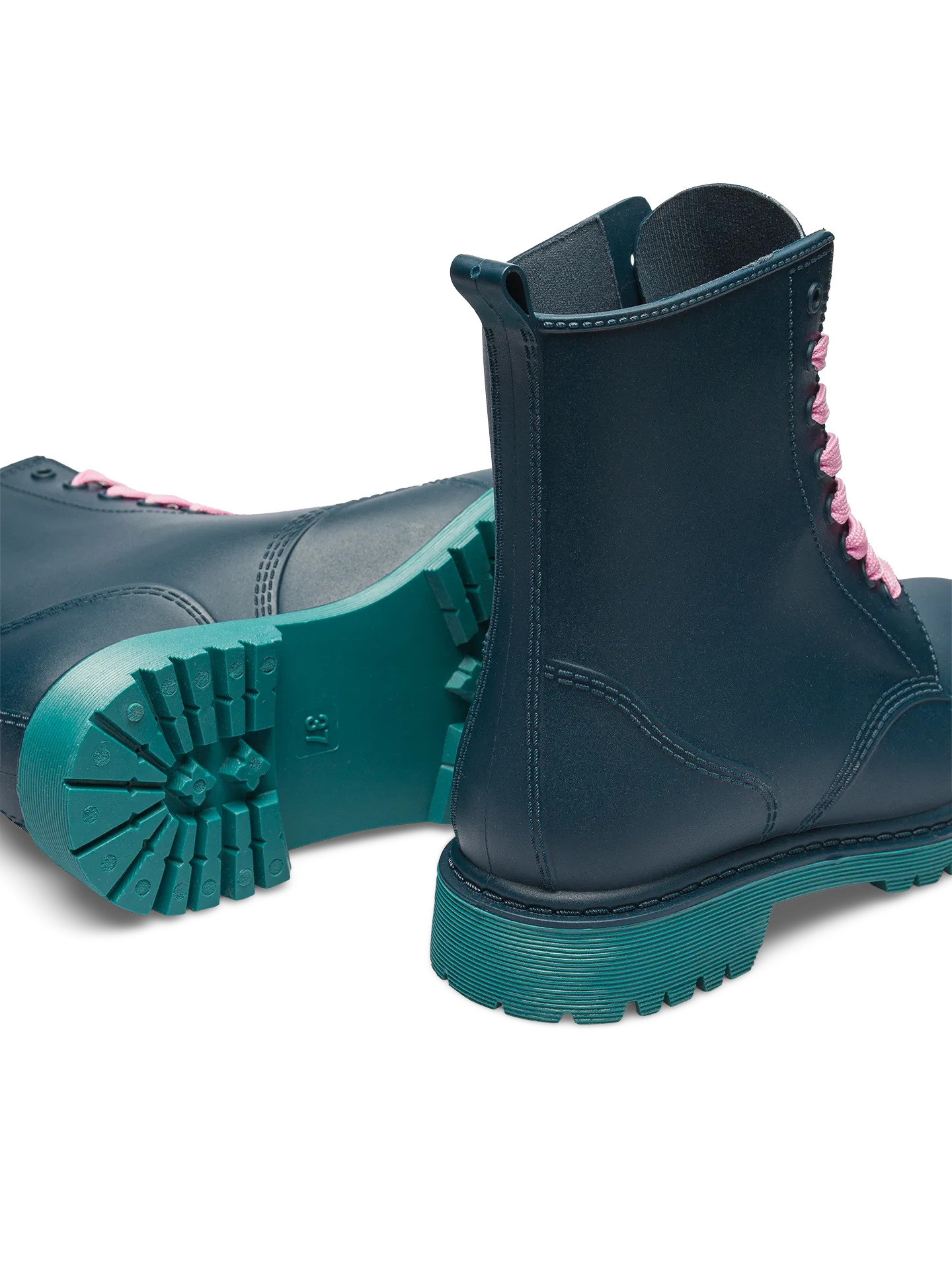 Botas de agua para mujer Azul esmeralda - Image 3