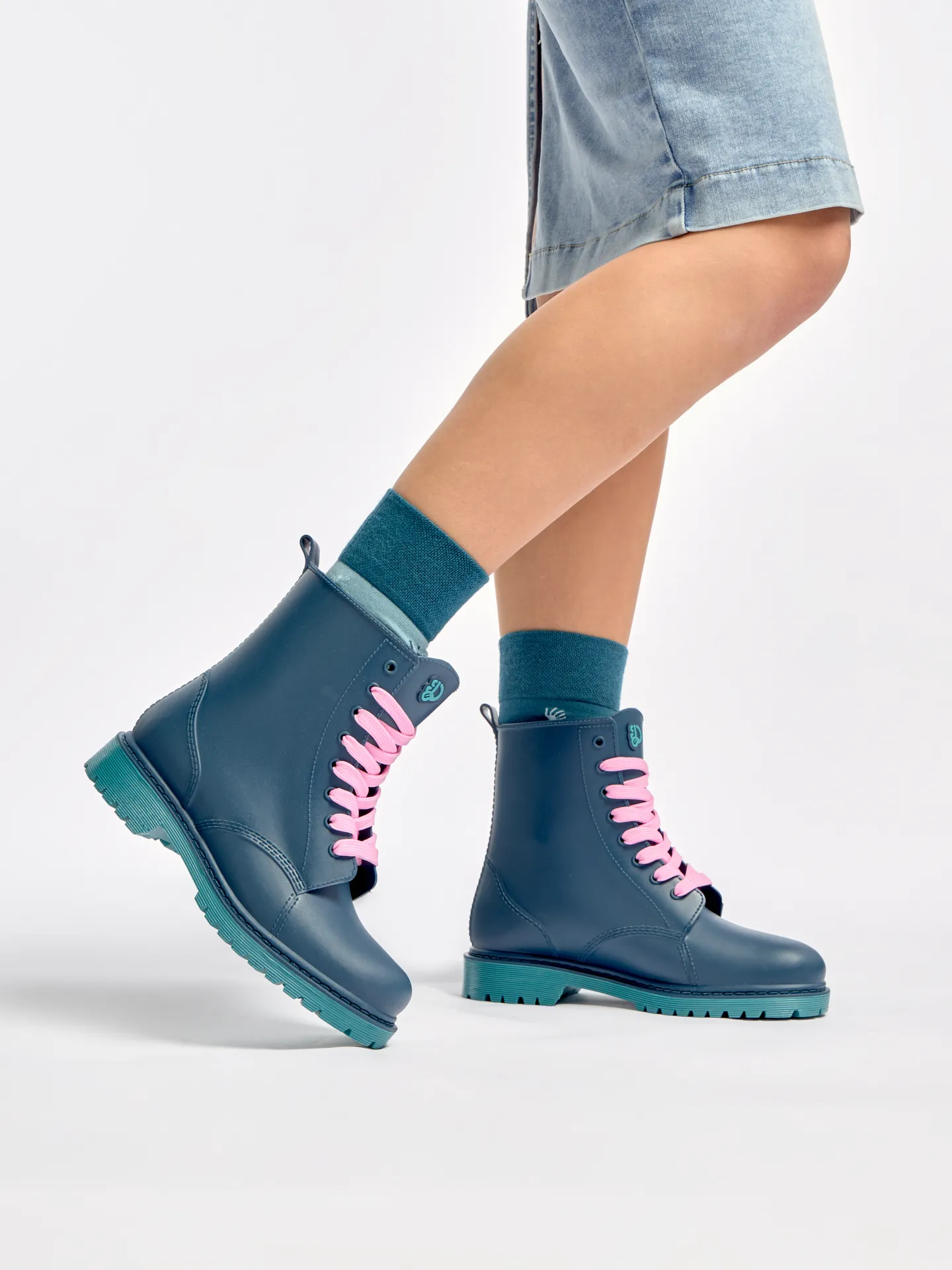 Botas de agua para mujer Azul esmeralda - Image 5