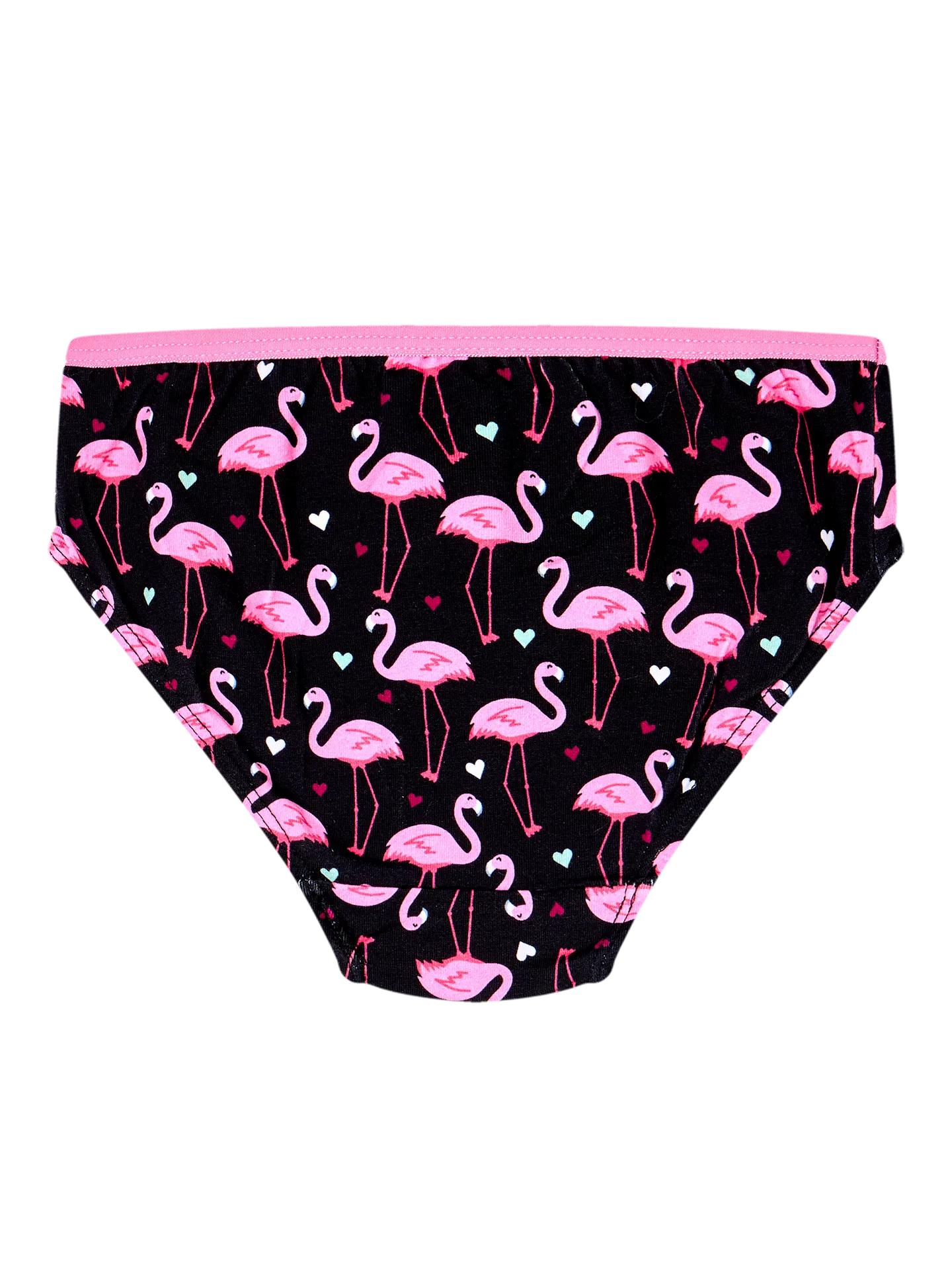 Bragas alegres para niña Flamencos y corazones - Image 2