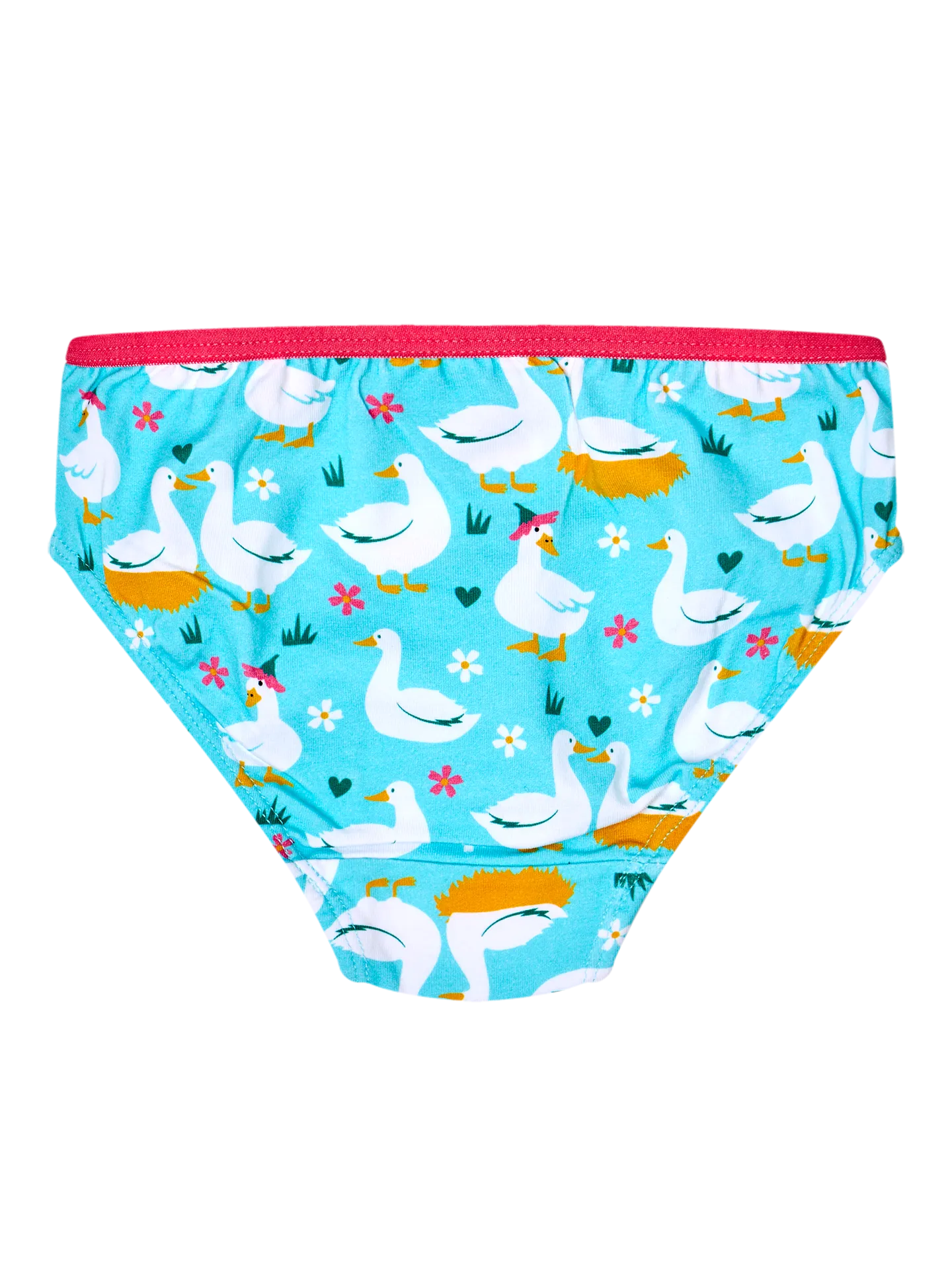 Bragas alegres para niña Gansos y flores - Image 2