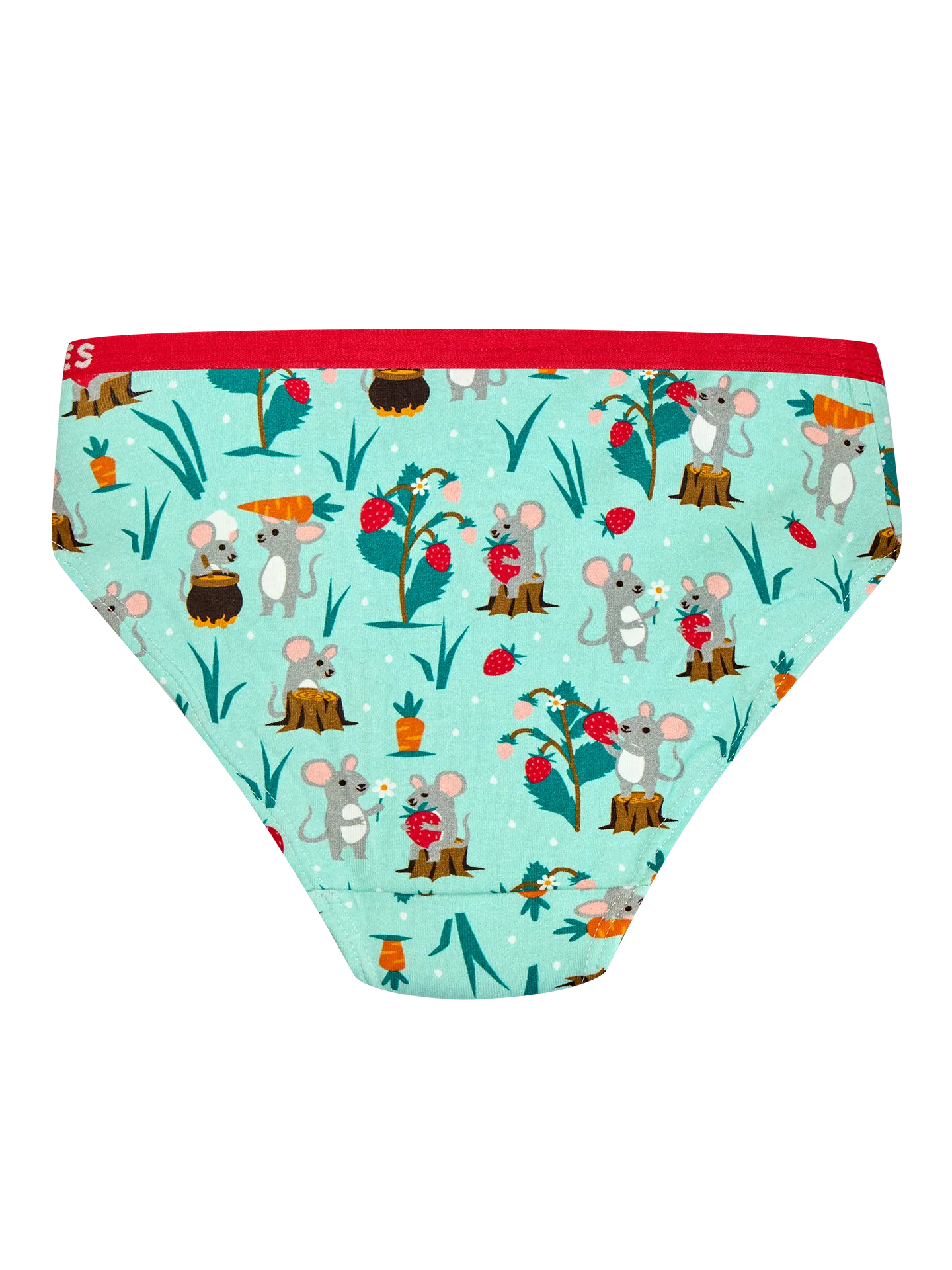 Bragas alegres para niña Ratoncitos en el jardín - Image 2