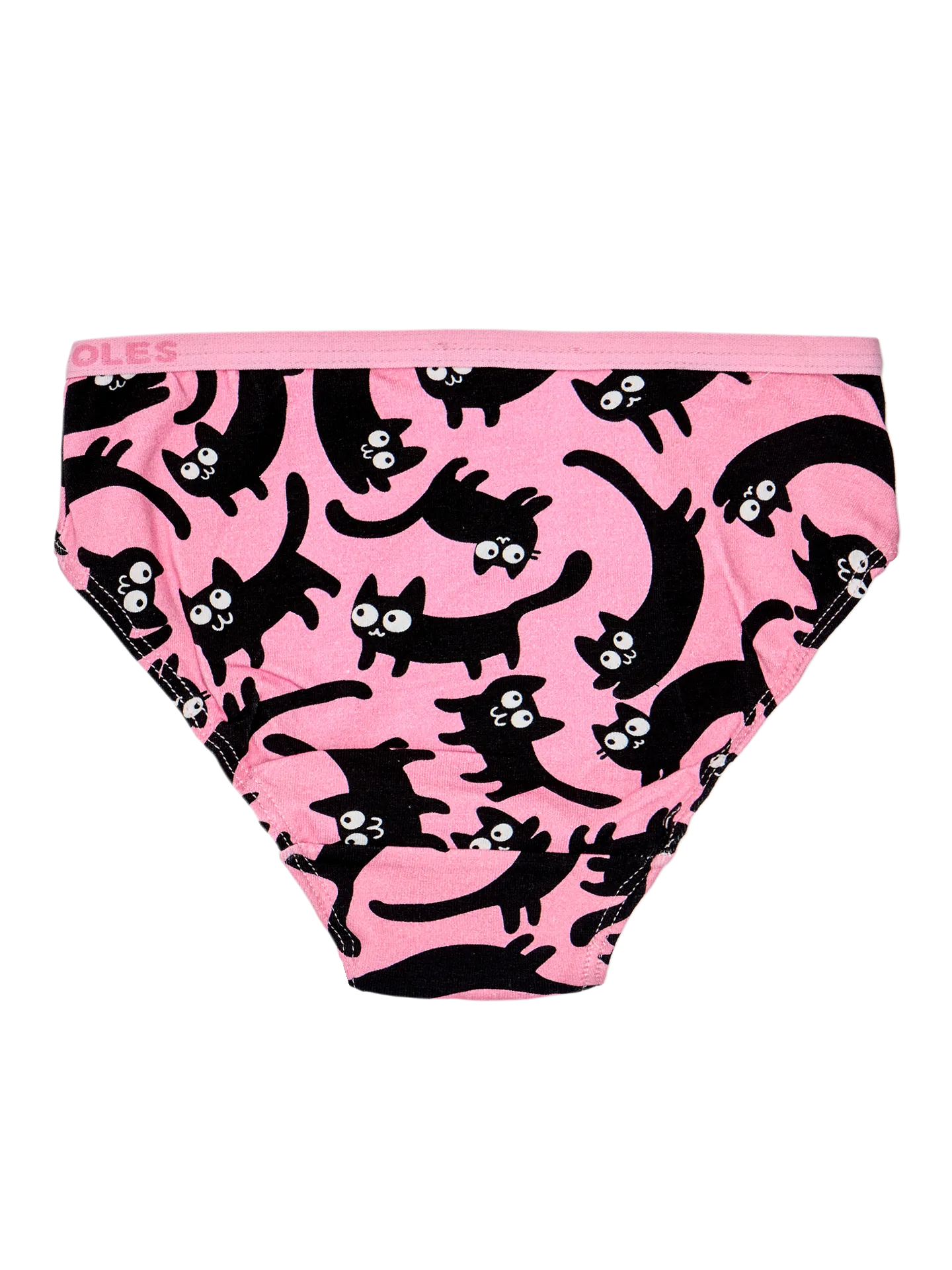 Bragas alegres para niña Gatos rosas - Image 2