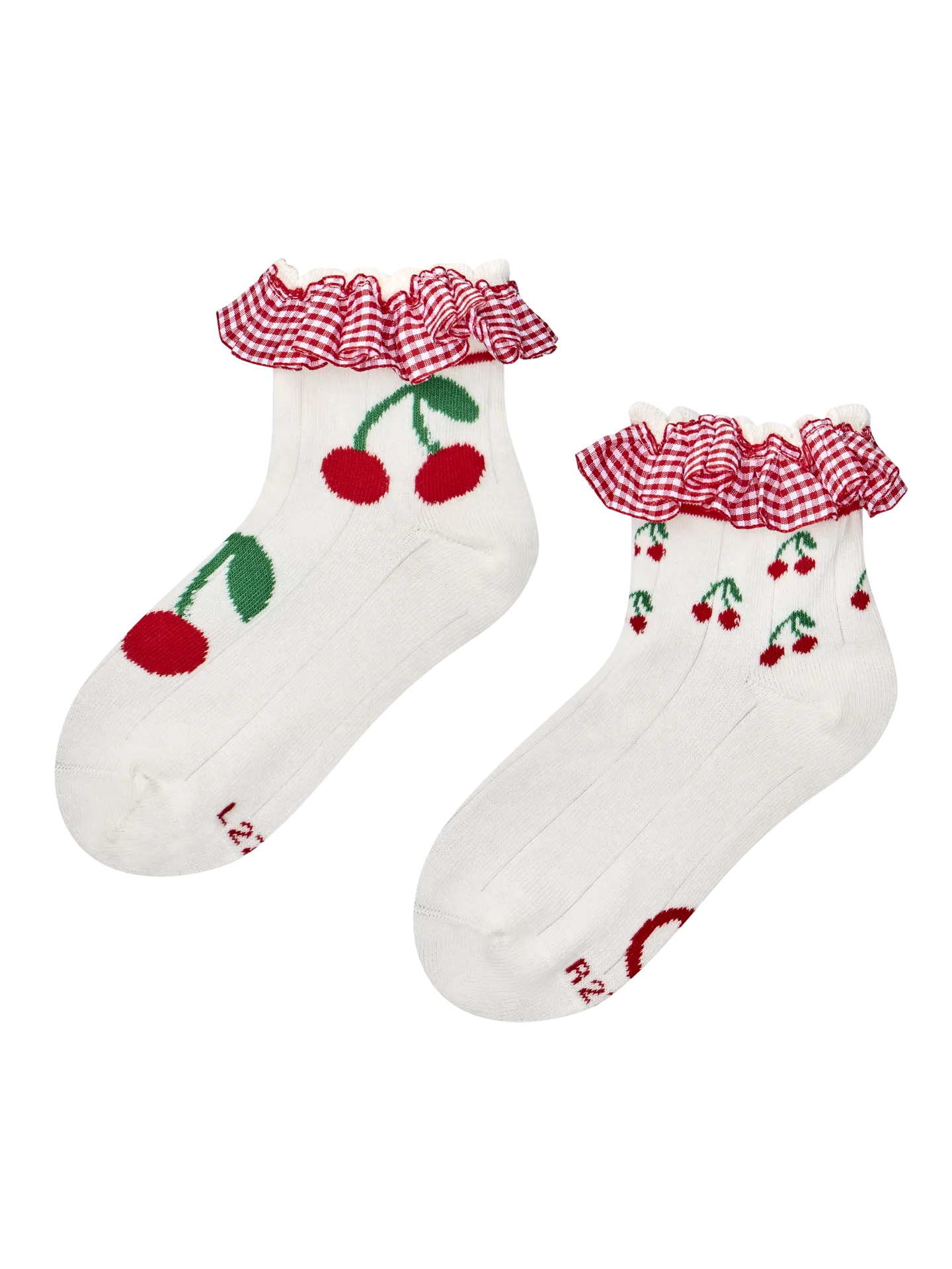 Calcetines Cutecore para niña Picnic con cerezas