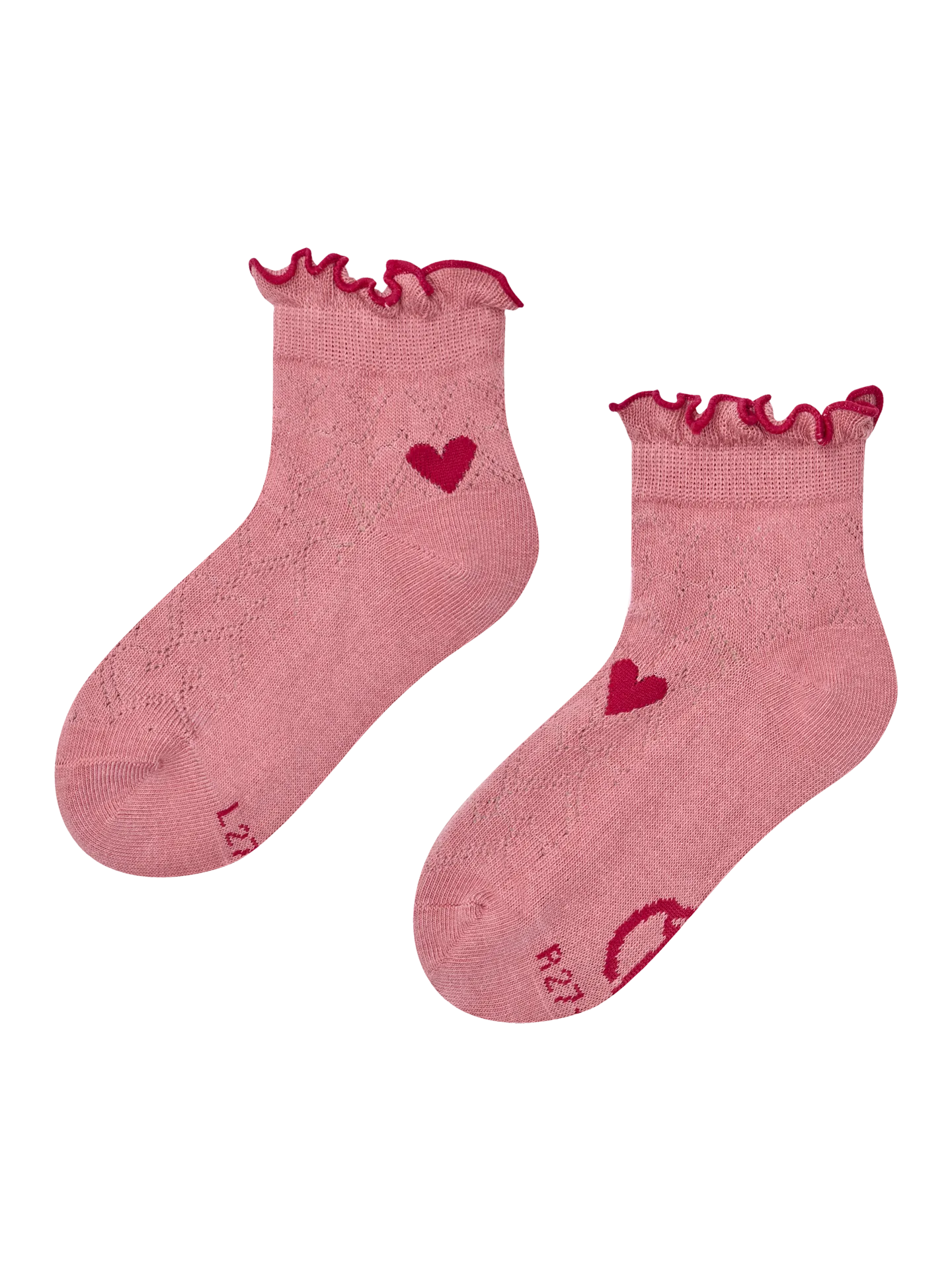 Calcetines Cutecore para niña Corazones rojos